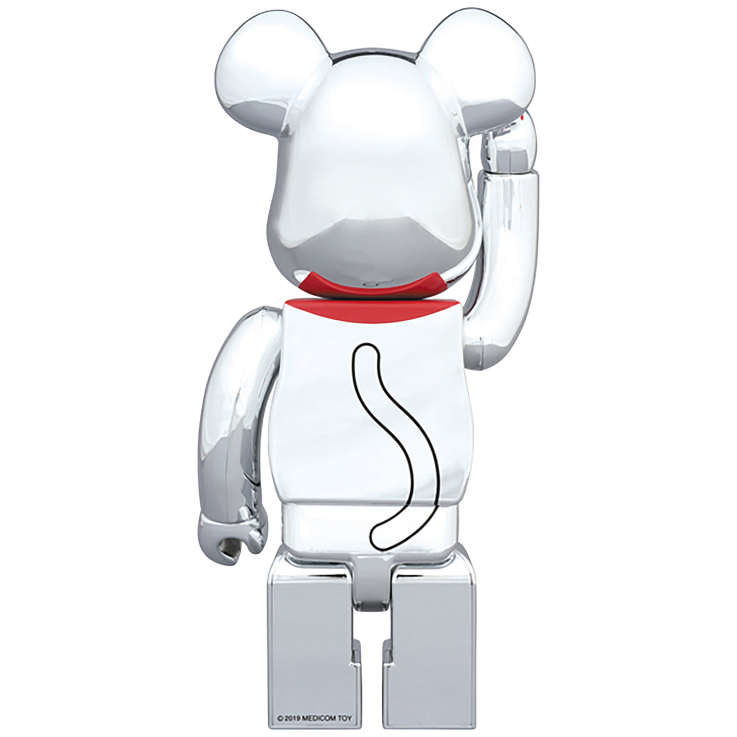 BE@RBRICK 招き猫 銀メッキ四 400％