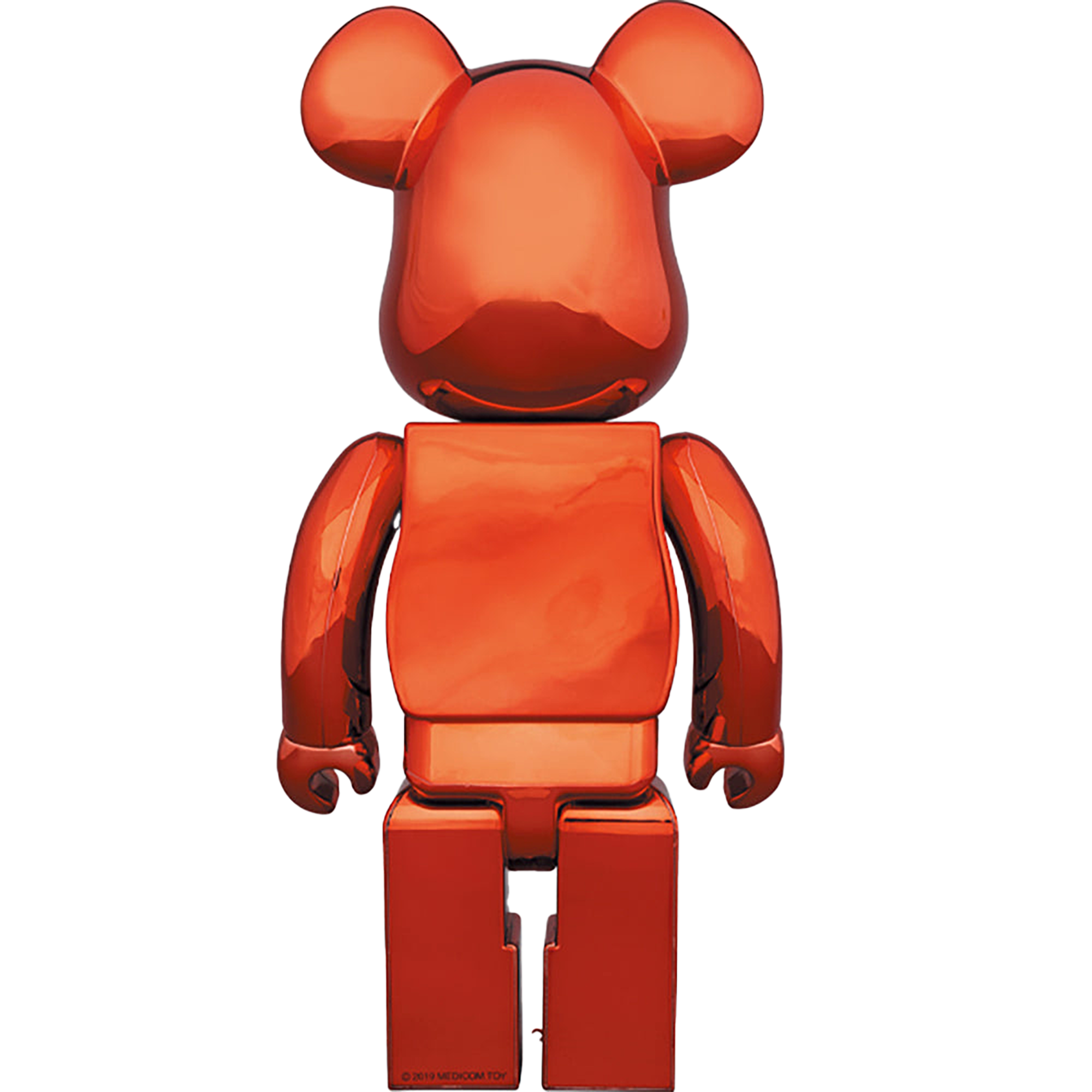 BE@RBRICK 達磨 合格 赤メッキ 400％