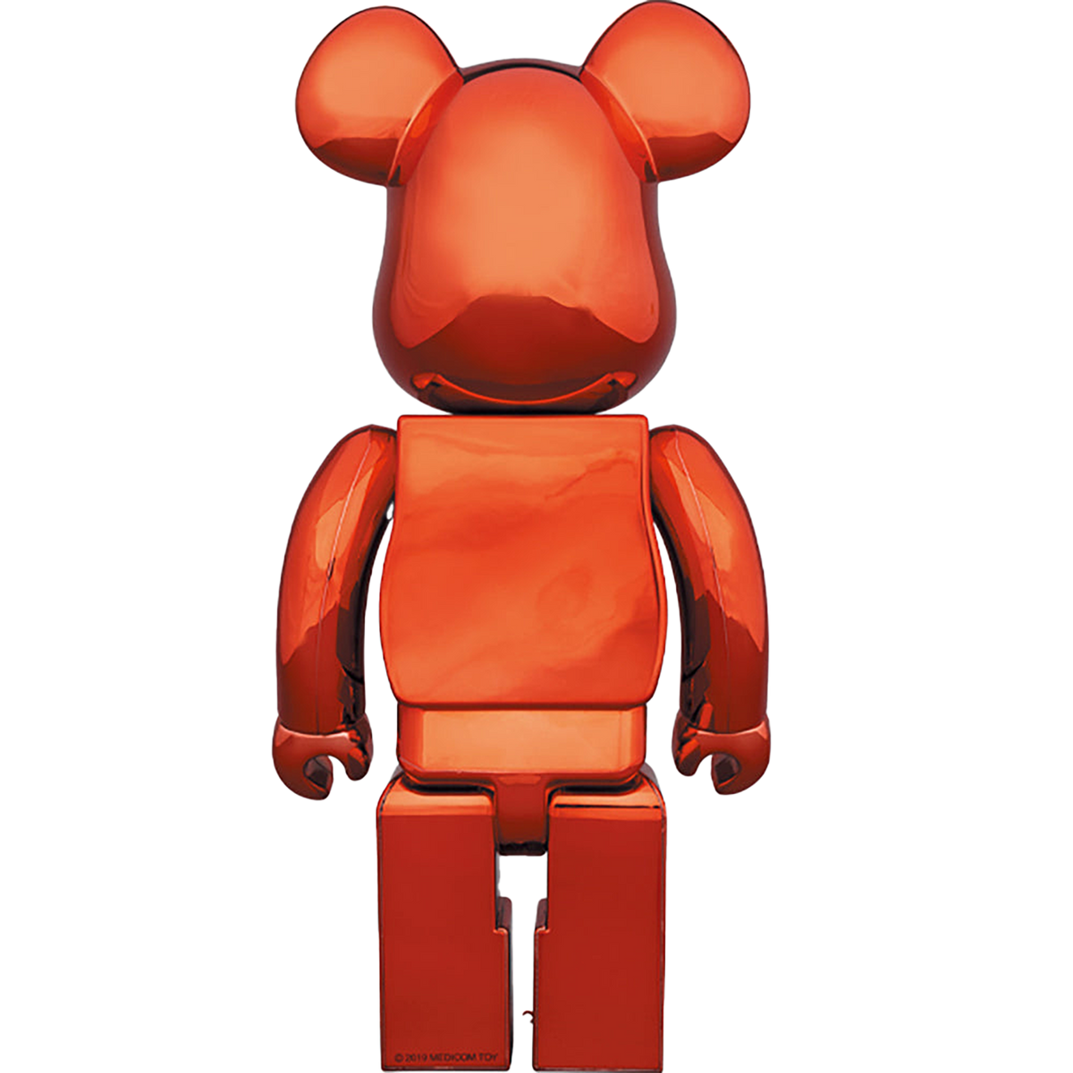 BE@RBRICK 達磨 合格 赤メッキ 400％
