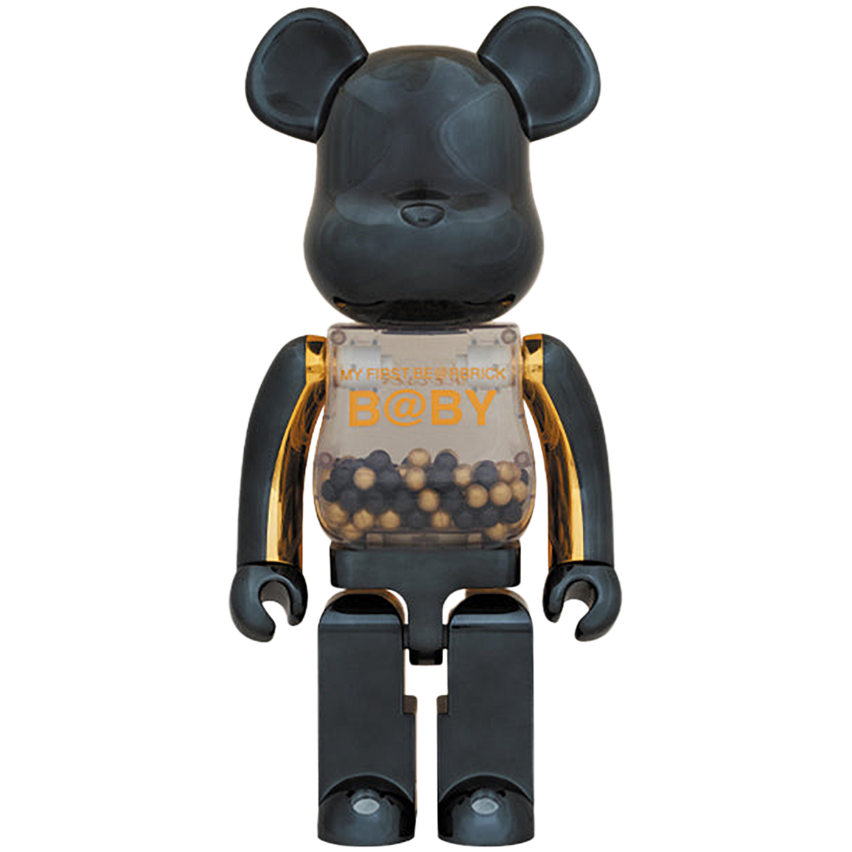MY FIRST BE@RBRICK INNERSECT BLACK & GOLD Ver.1000％