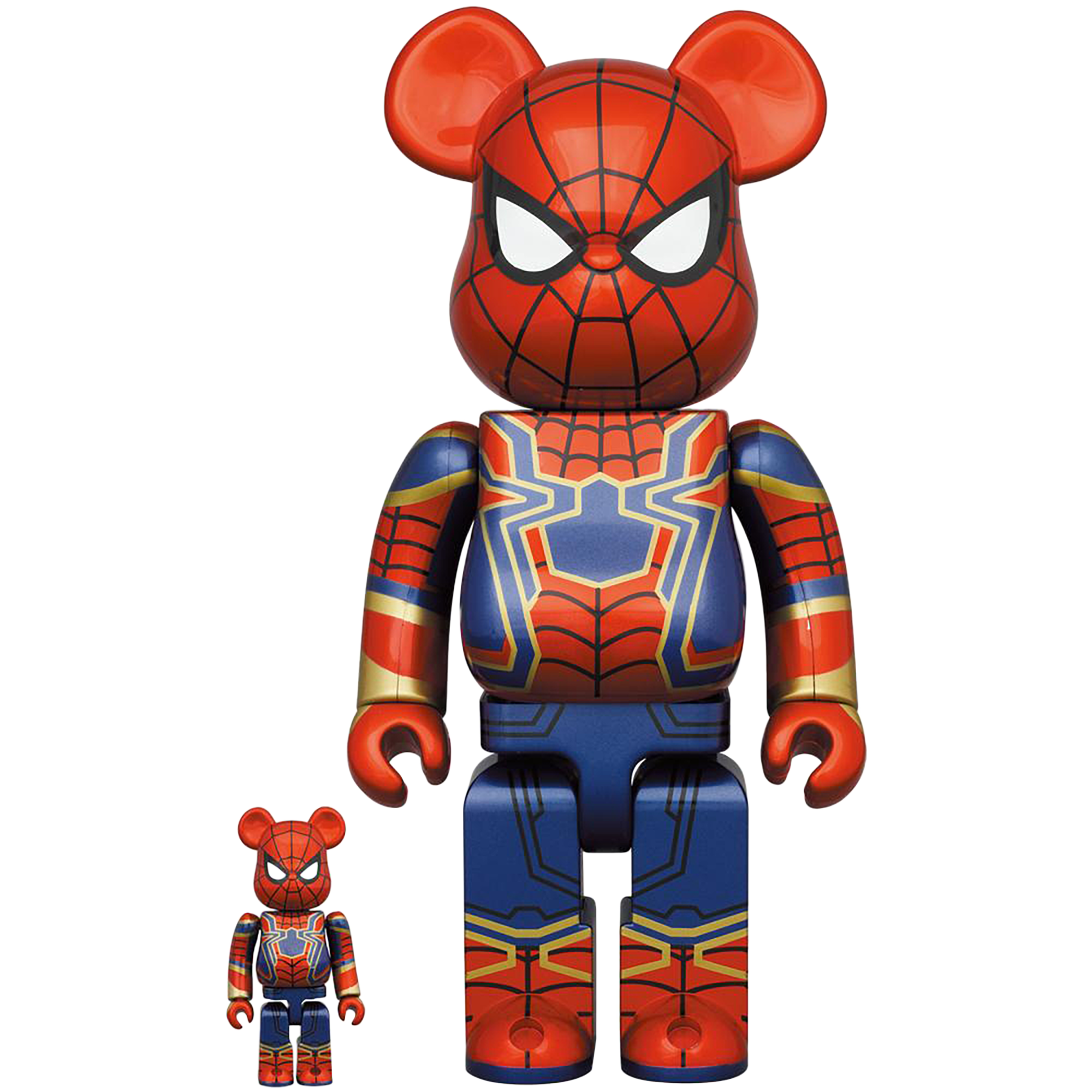 BE@RBRICK IRON SPIDER 100％ & 400％