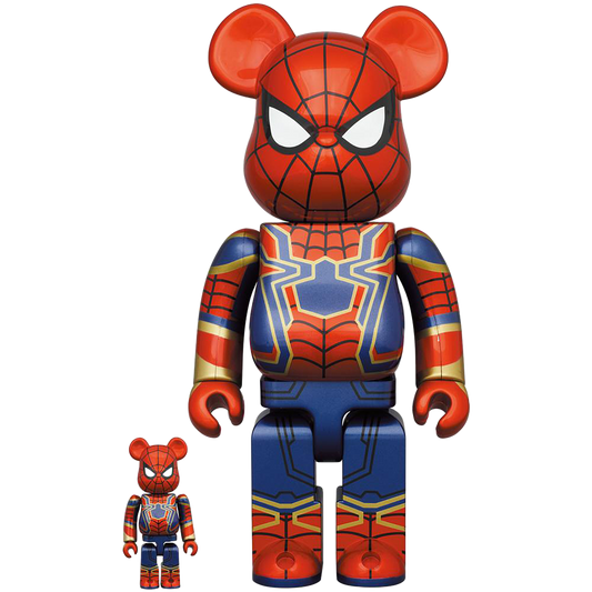 BE@RBRICK 铁蜘蛛 100% & 400%