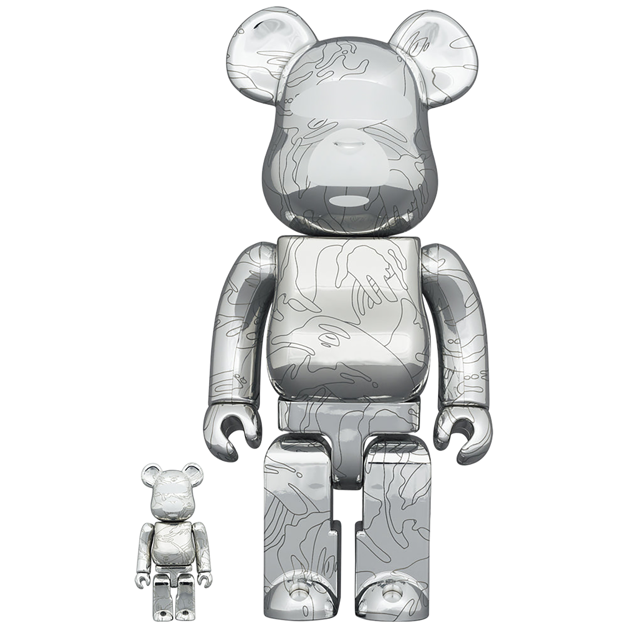 BE@RBRICK AAPE BY A BATHING APE(R) 十周年纪念 100% 和 400%