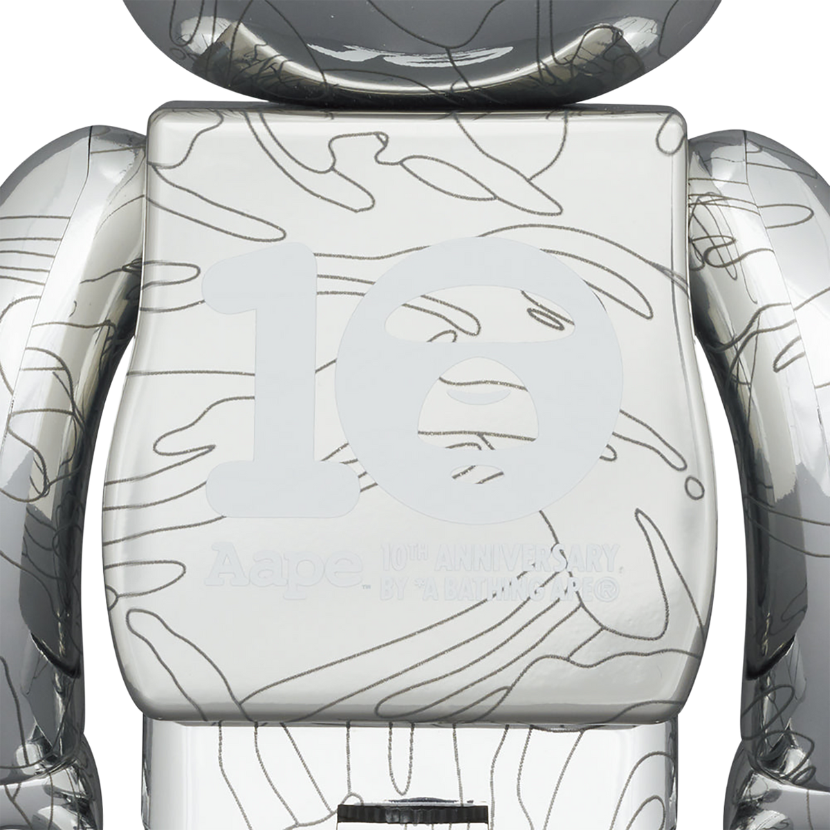 BE@RBRICK AAPE BY A BATHING APE(R) 十周年纪念 100% 和 400%