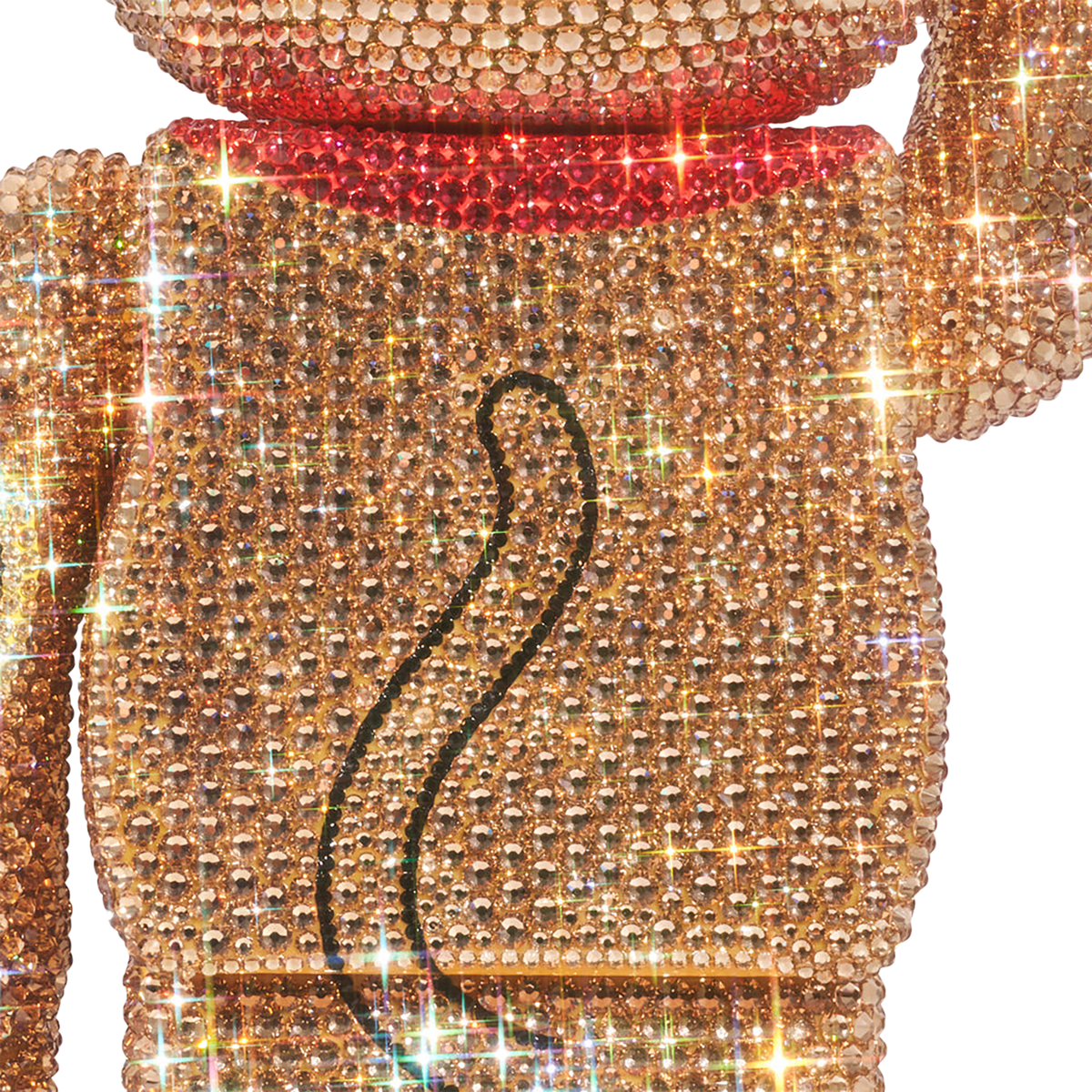 BE@RBRICK CRYSTAL DECORATE 招き猫 金 金運 400％ | MEDICOM TOY