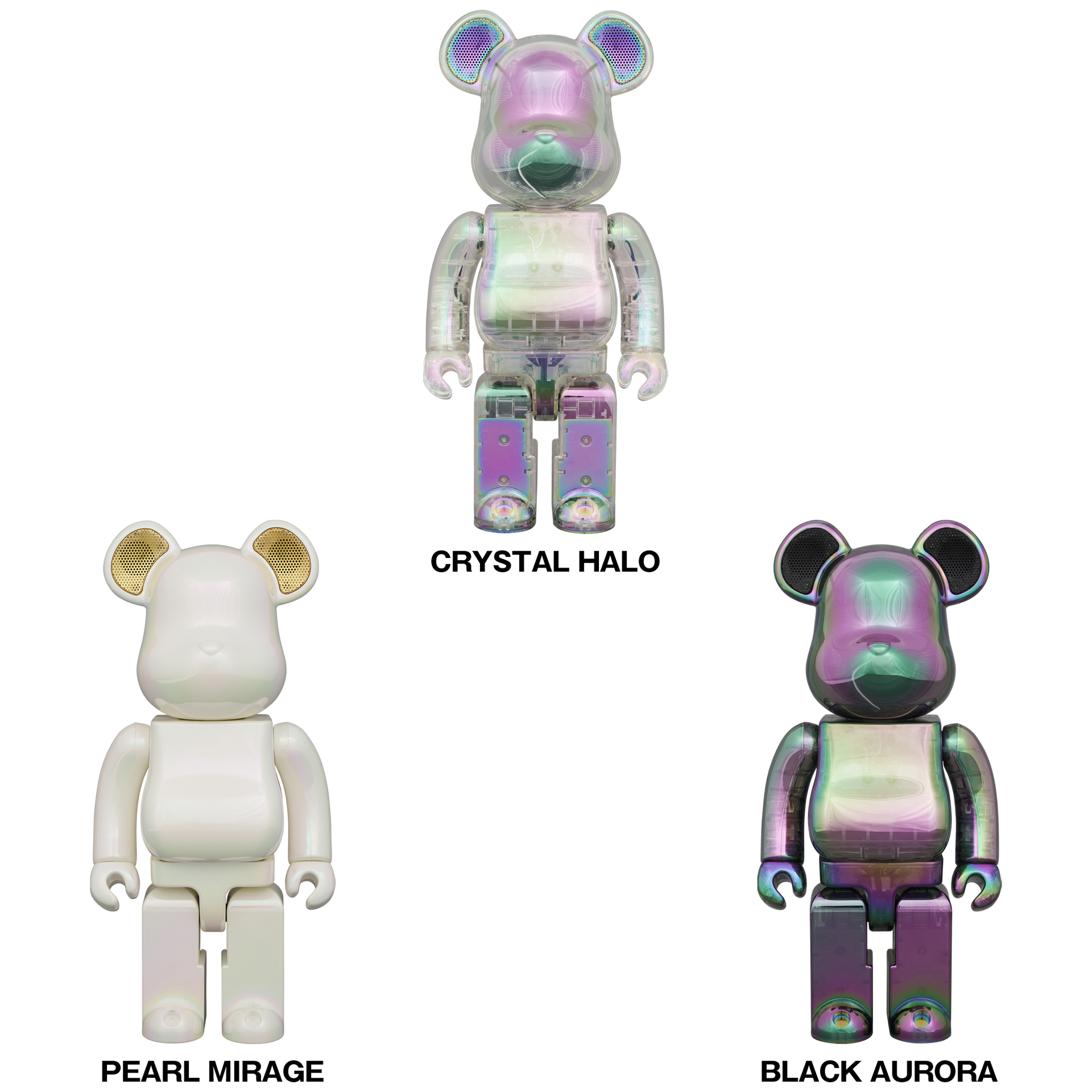 BE@RBRICK AUDIO IRIDESCENT 400% Portable Bluetooth(R) Speaker
