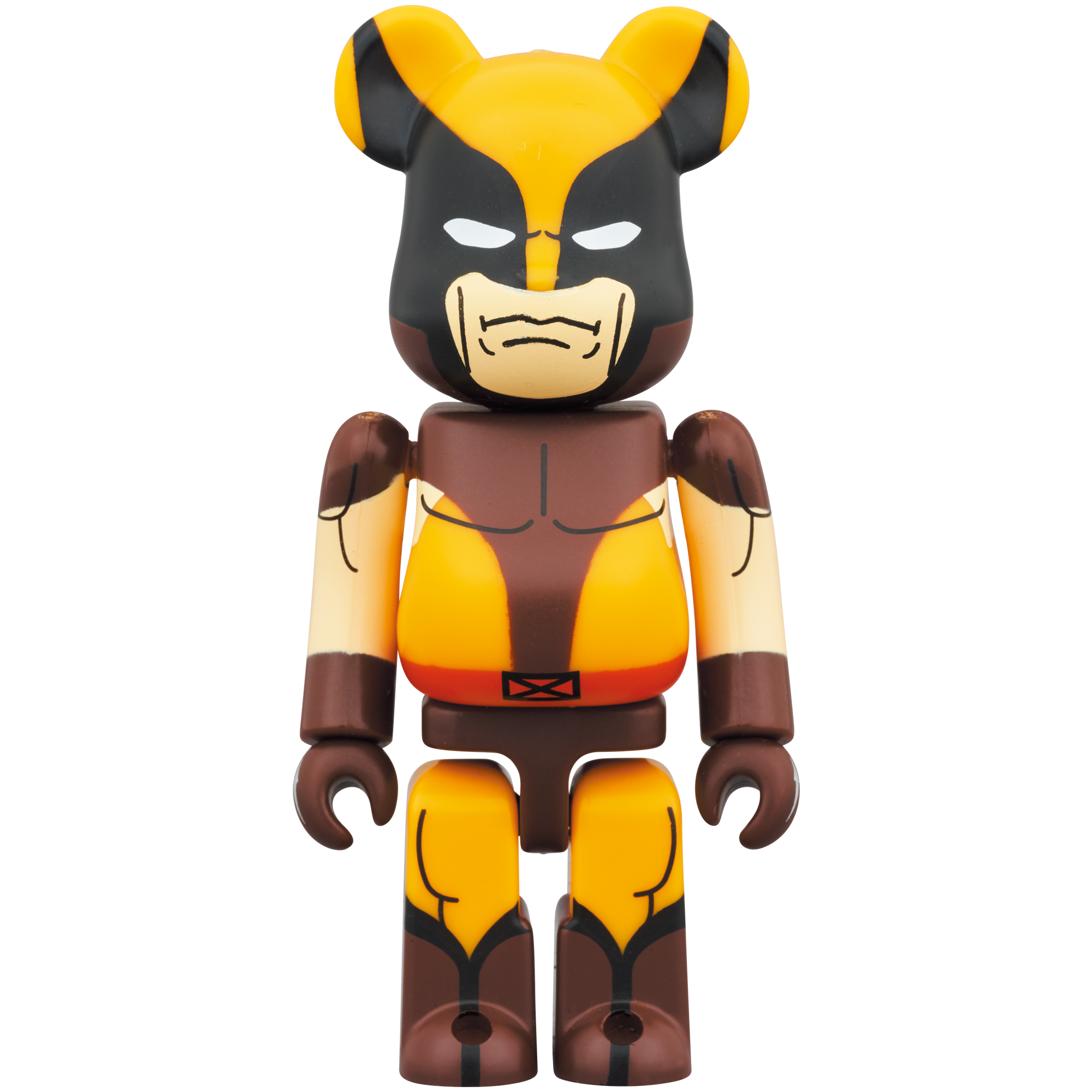 BE@RBRICK 金刚狼 (棕色版) 100% & 400%