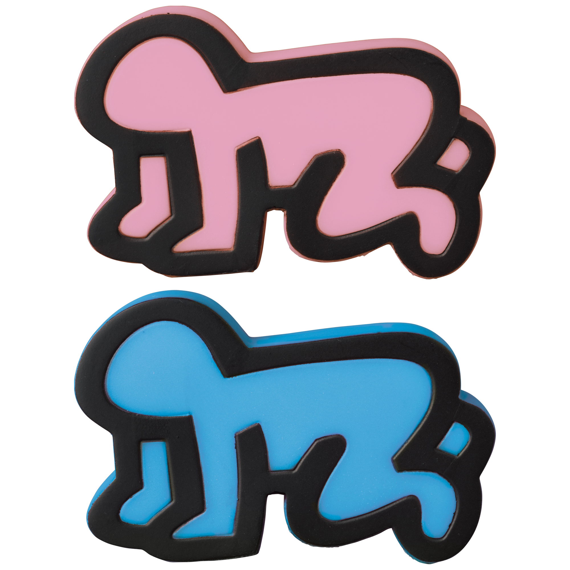 MINI VCD KEITH HARING #3 Skateboarder / With Heart / Barking Dog / Flying Devil / Radiant Baby / Andy Mouse / Three Eyed Smiling Face
