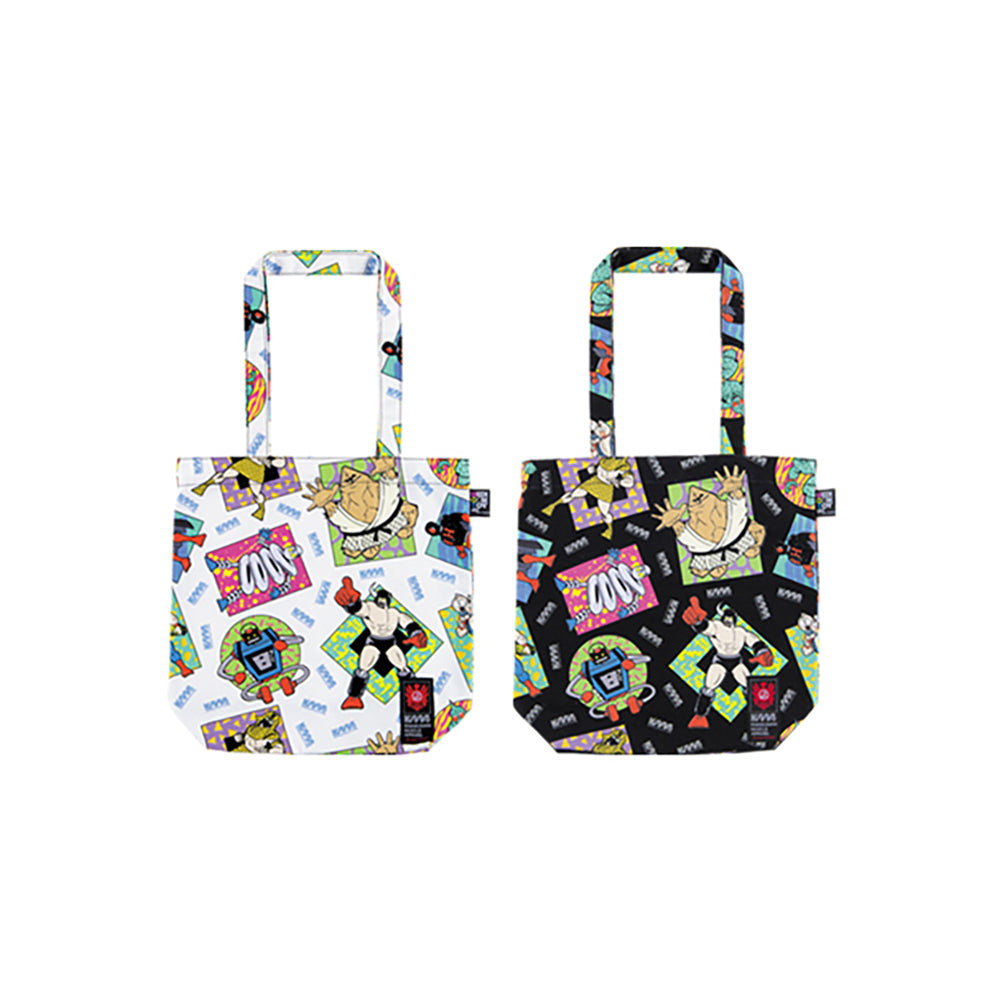 MLE KINNIKUMAN シリーズ KINNIKUMAN TOTE BAG WHITE/BLACK_0