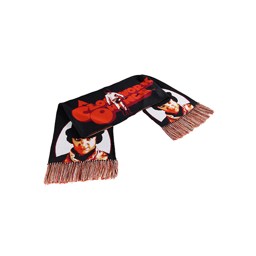 KNIT GANG COUNCIL "A CLOCKWORK ORANGE" KNIT SCARF "ALEX" BLACK／ORANGE_4