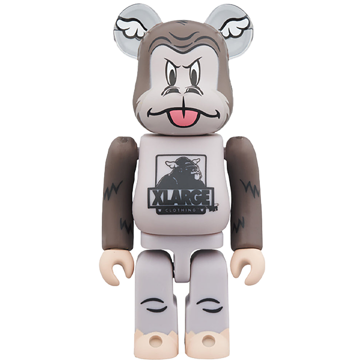 BE@RBRICK XLARGE × D*Face 100％ & 400％ BROWN/BLACK
