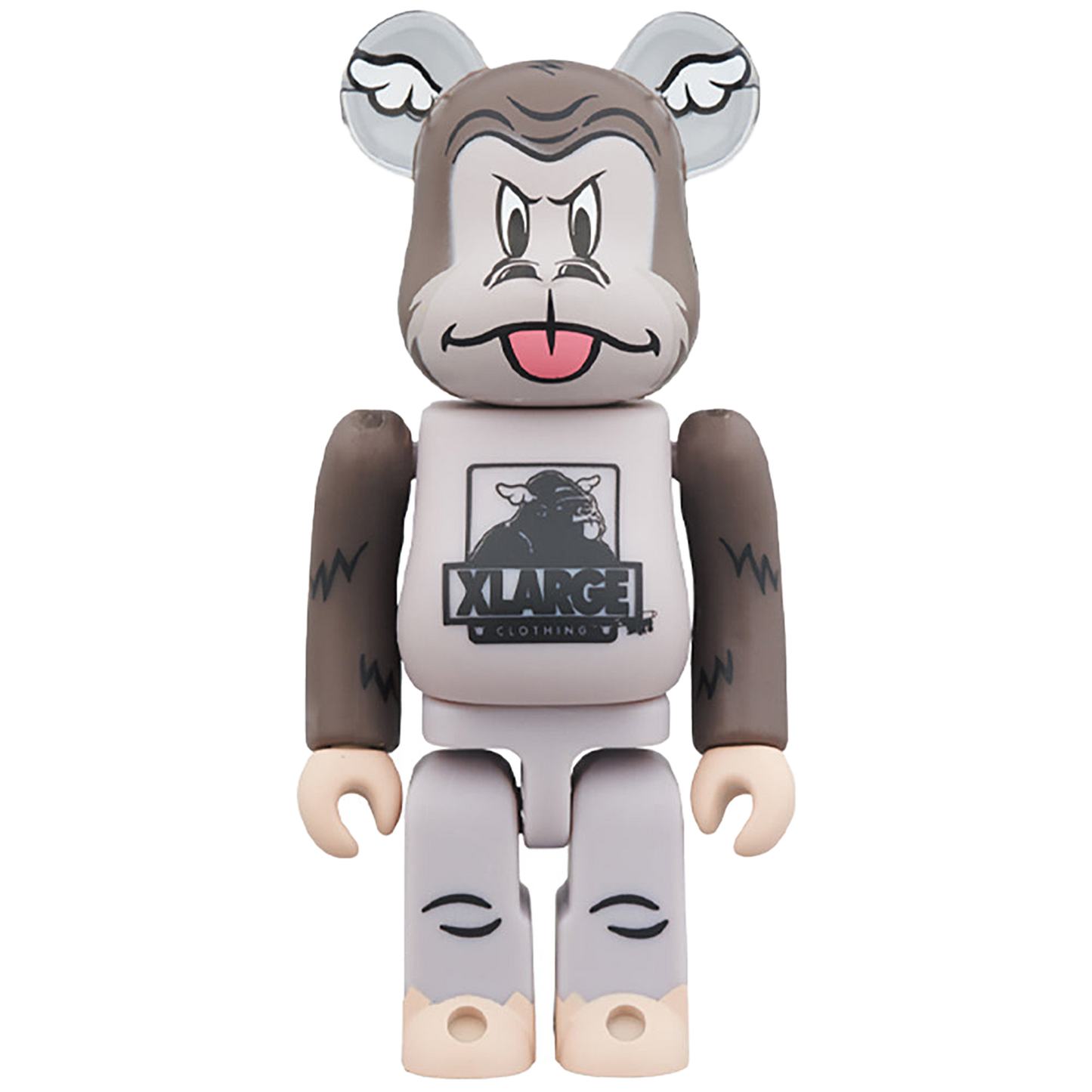 BE@RBRICK XLARGE × D*Face 100％ & 400％ BROWN/BLACK