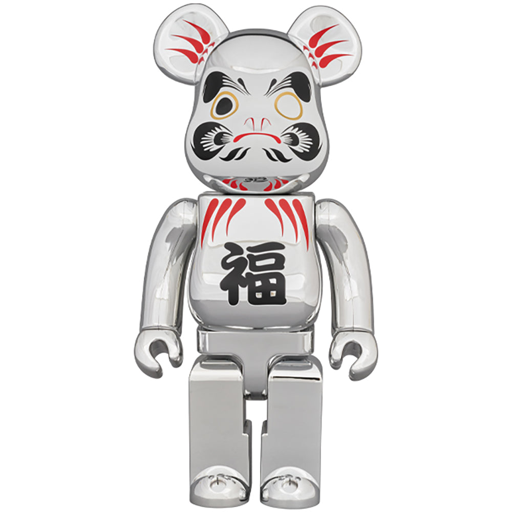 BE@RBRICK 達磨 銀メッキ 400％_0