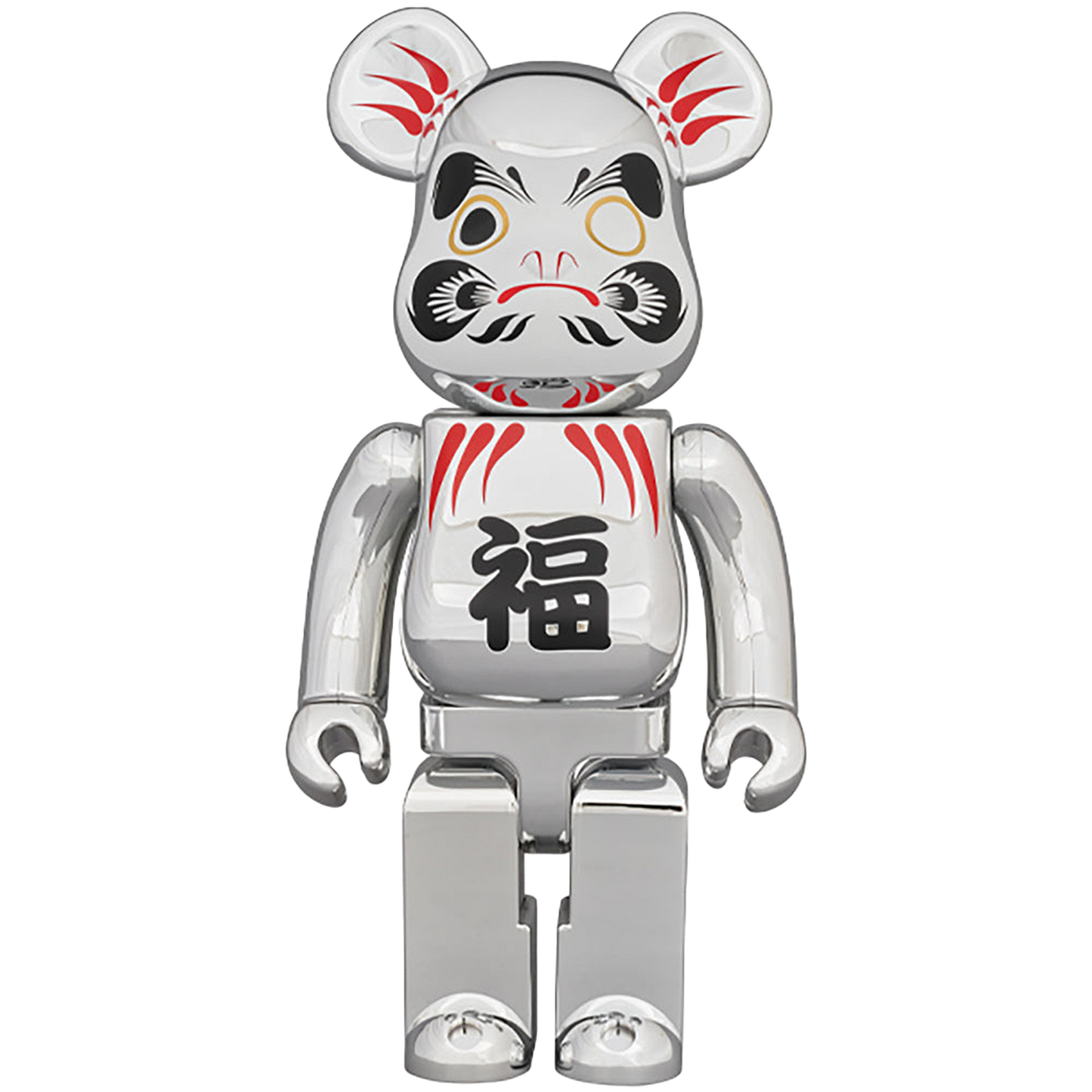BE@RBRICK 達磨 銀メッキ 400％