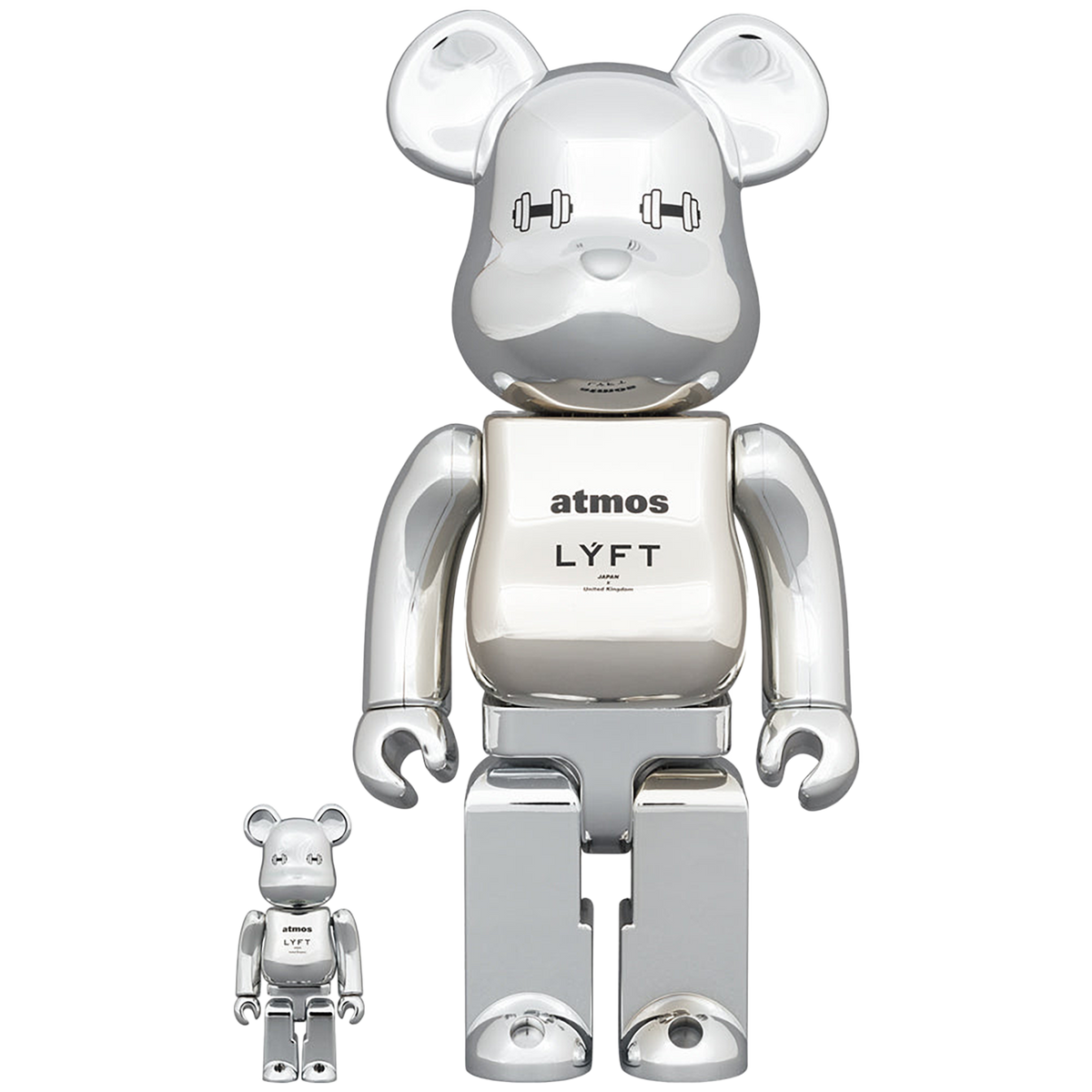 BE@RBRICK atmos × LYFT 100％ & 400％