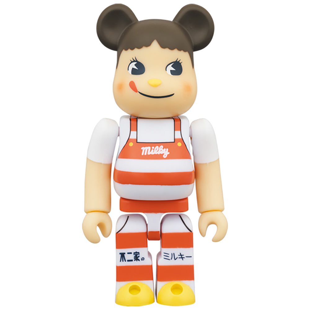 BE@RBRICK ペコちゃん ミルキー三角帽子デザイン 100％ & 400％_1