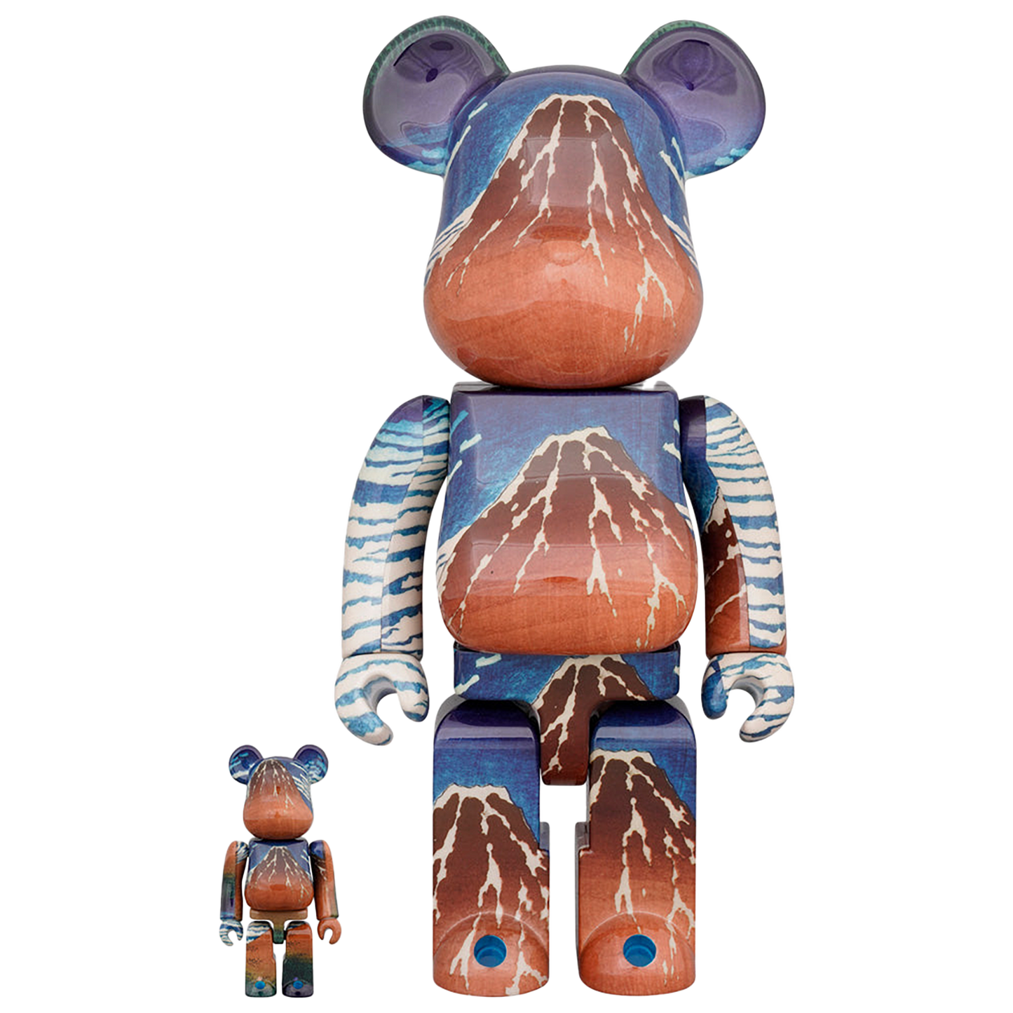 BE@RBRICK Katsushika Hokusai 「Thirty-six Views of Mount Fuji: Fine Breezy Day.」100％ & 400％
