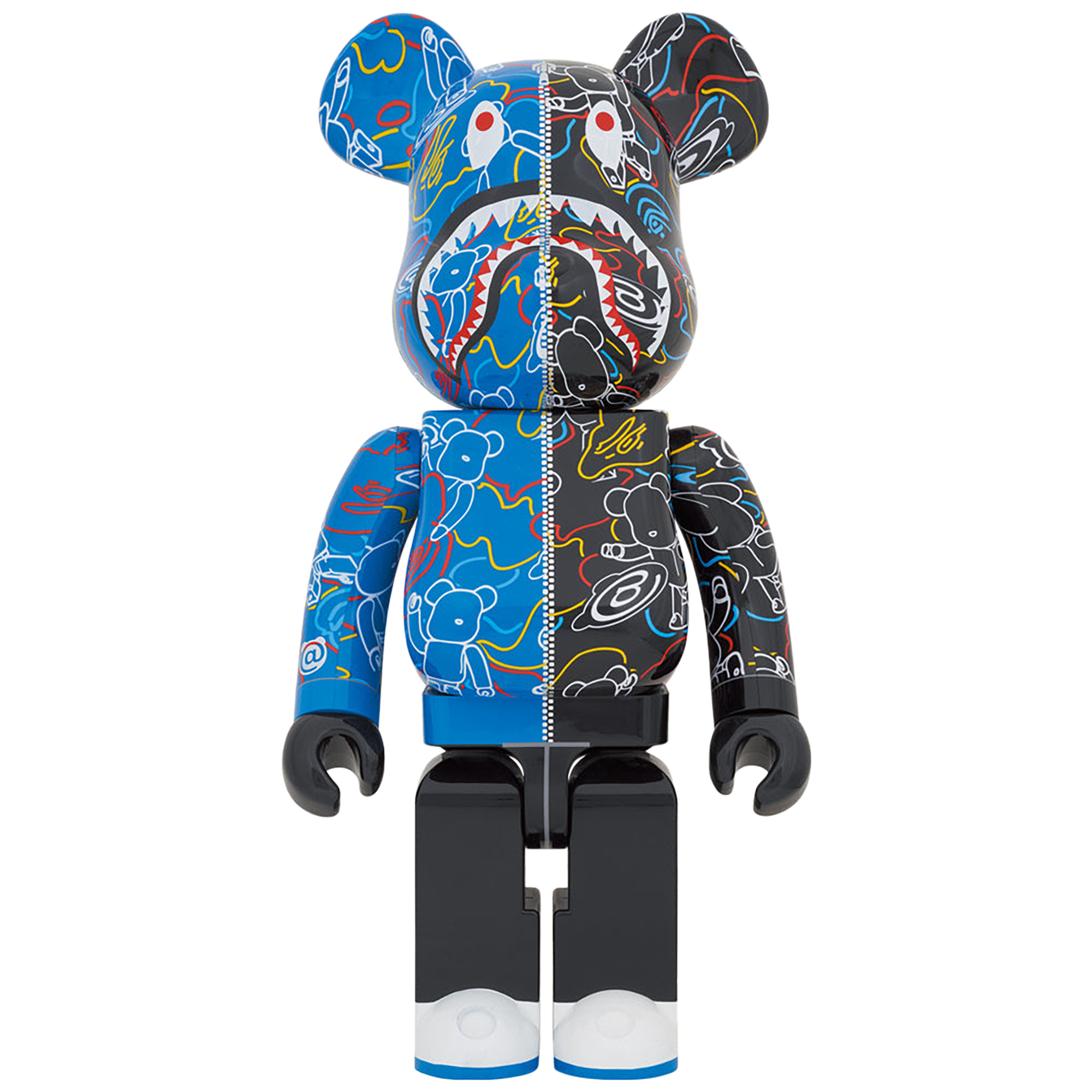 BAPE(R) BE@RBRICK LINE CAMO SHARK 1000％