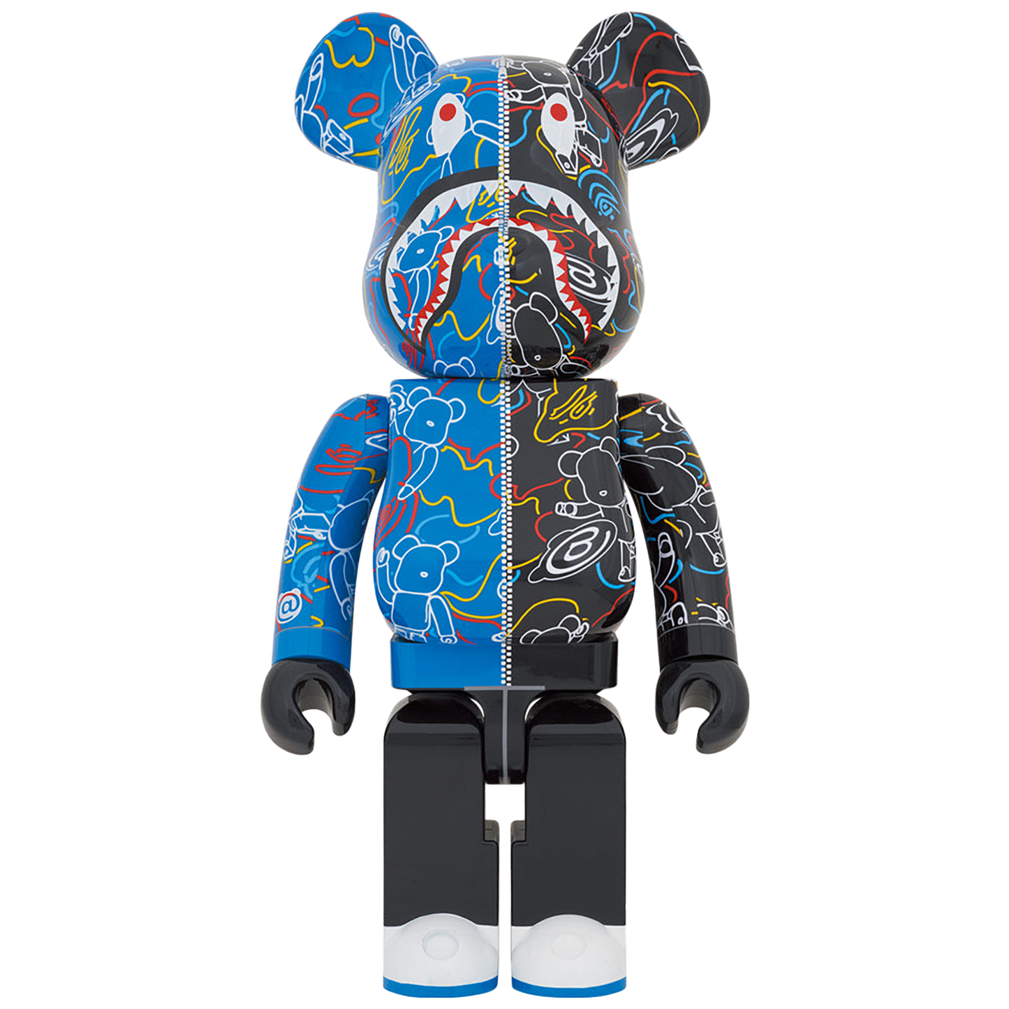 BAPE(R) BE@RBRICK LINE CAMO SHARK 1000％