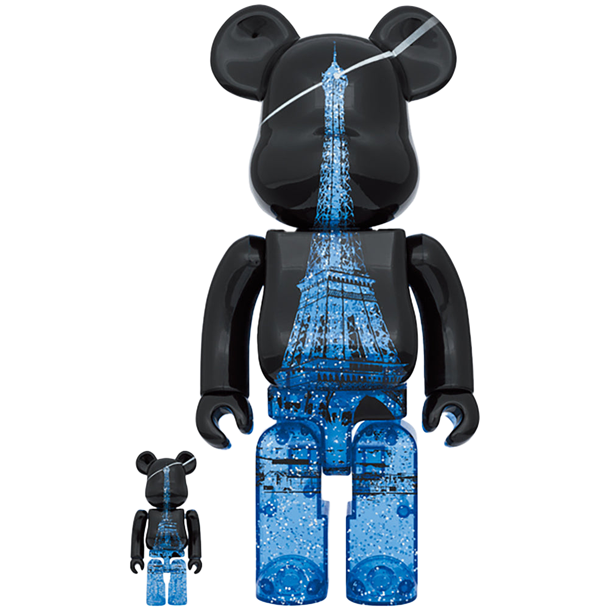 EIFFEL TOWER BE@RBRICK SPARKLING Ver. 100％ & 400％