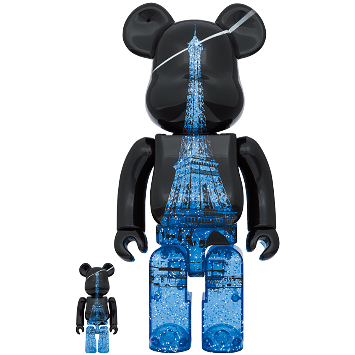 EIFFEL TOWER BE@RBRICK SPARKLING Ver. 100％ & 400％