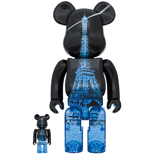 EIFFEL TOWER BE@RBRICK SPARKLING Ver. 100％ & 400％