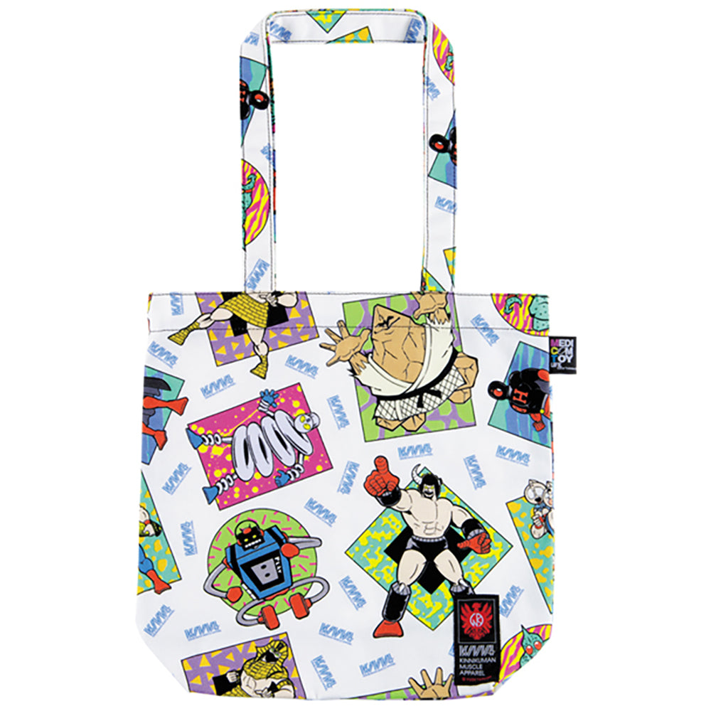 MLE KINNIKUMAN シリーズ KINNIKUMAN TOTE BAG WHITE/BLACK_1