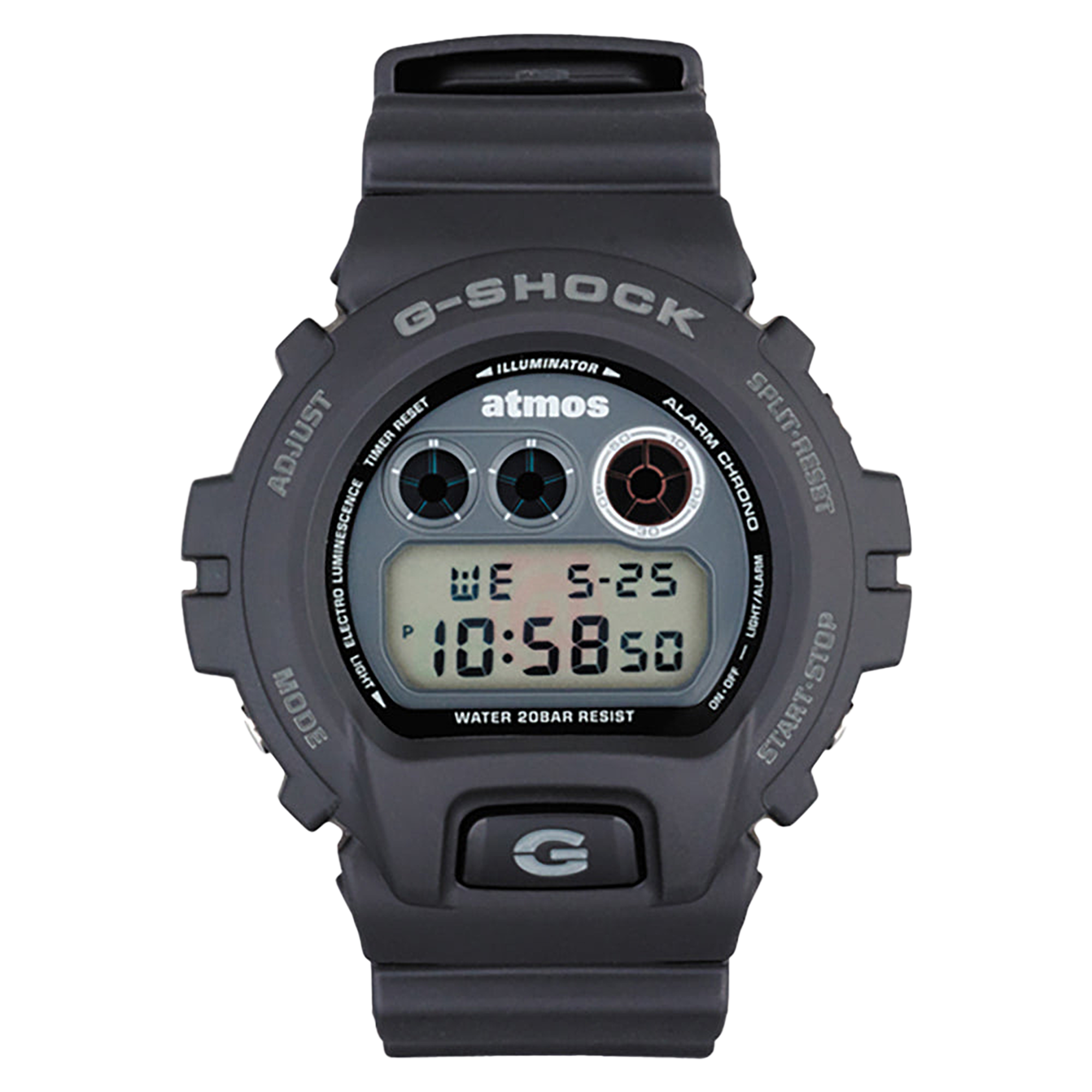 G-SHOCK BE@RBRICK x atmos DW-6900