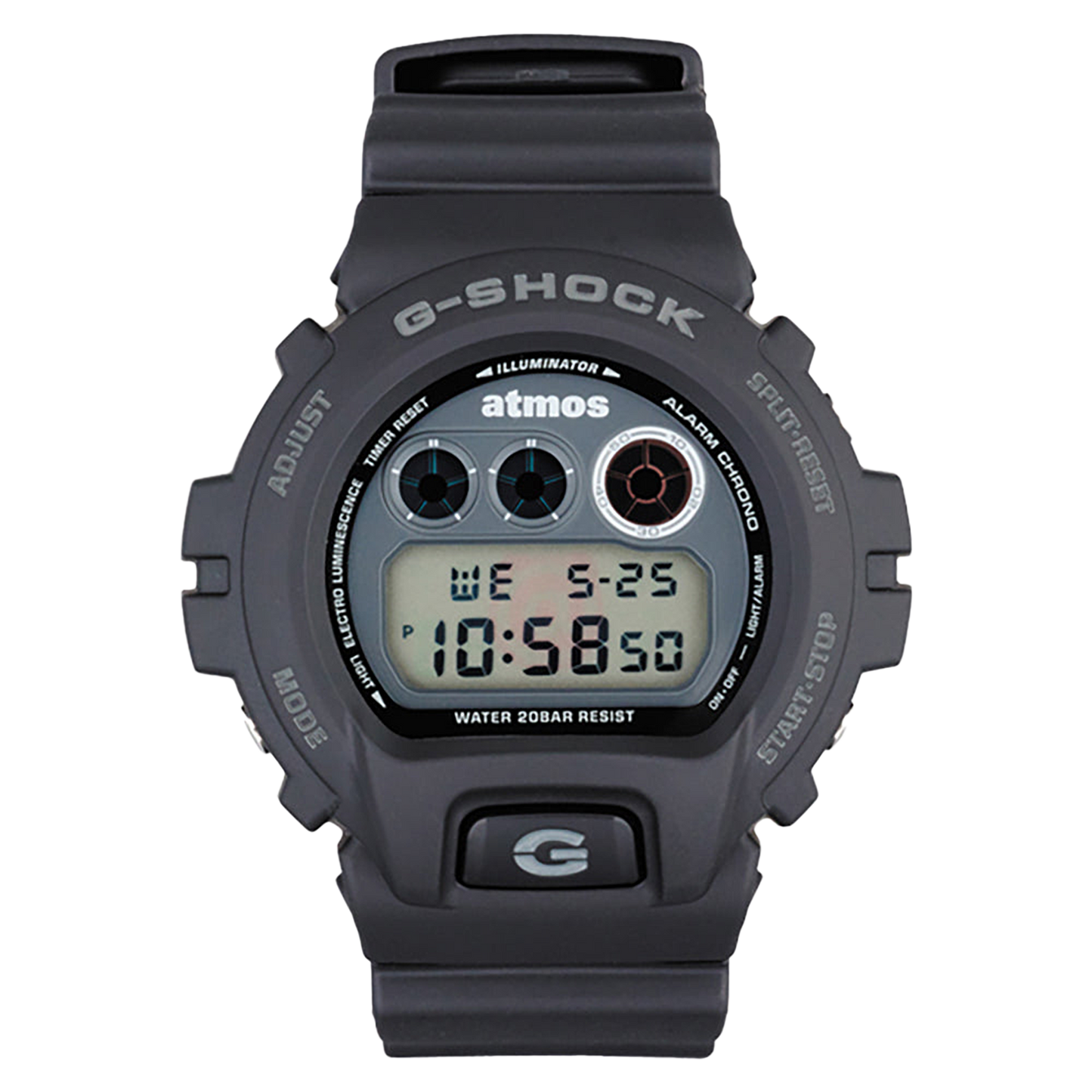 G-SHOCK BE@RBRICK x atmos DW-6900