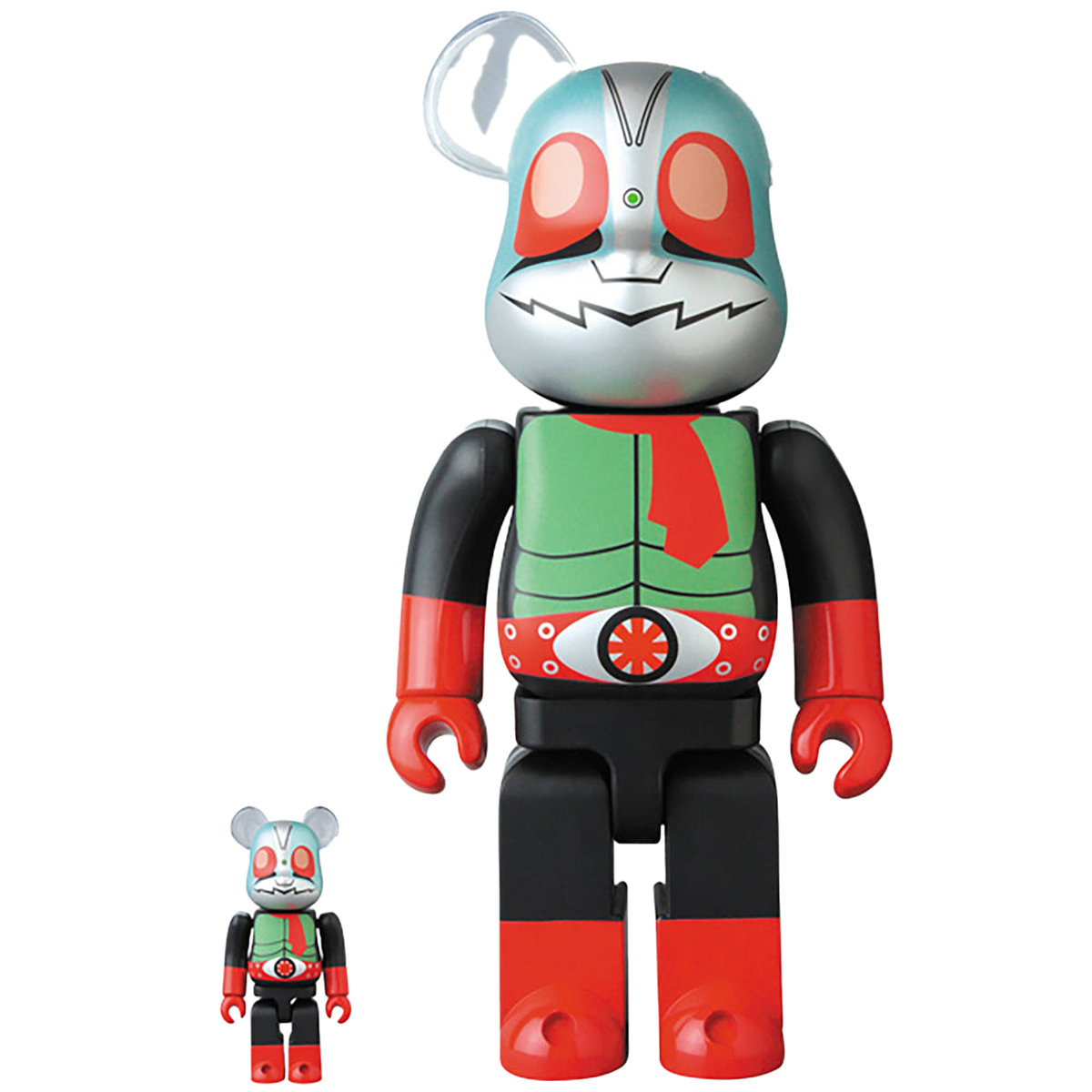 BE@RBRICK 仮面ライダー新2号 100％ ＆ 400％セット