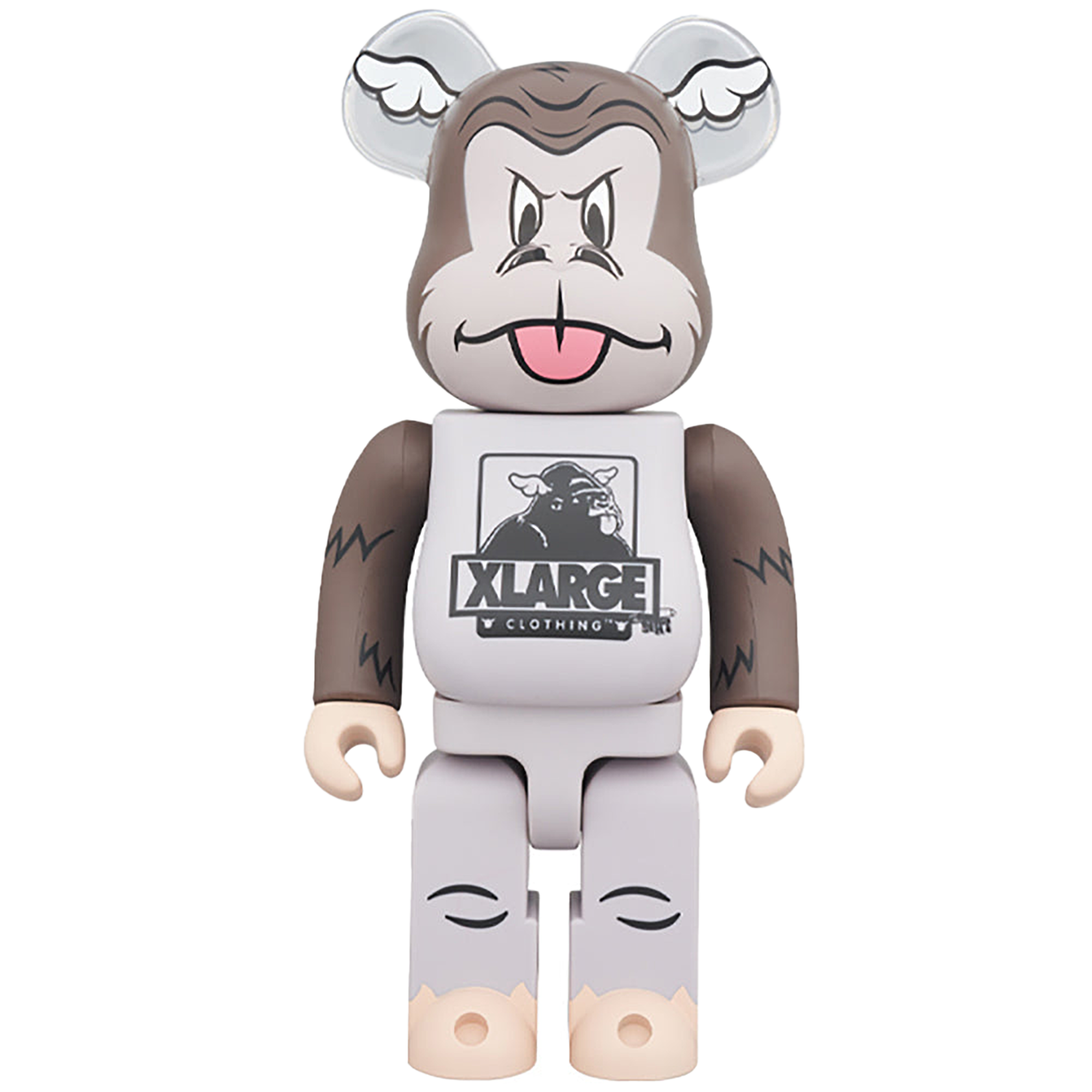 BE@RBRICK XLARGE × D*Face 100％ & 400％ BROWN/BLACK
