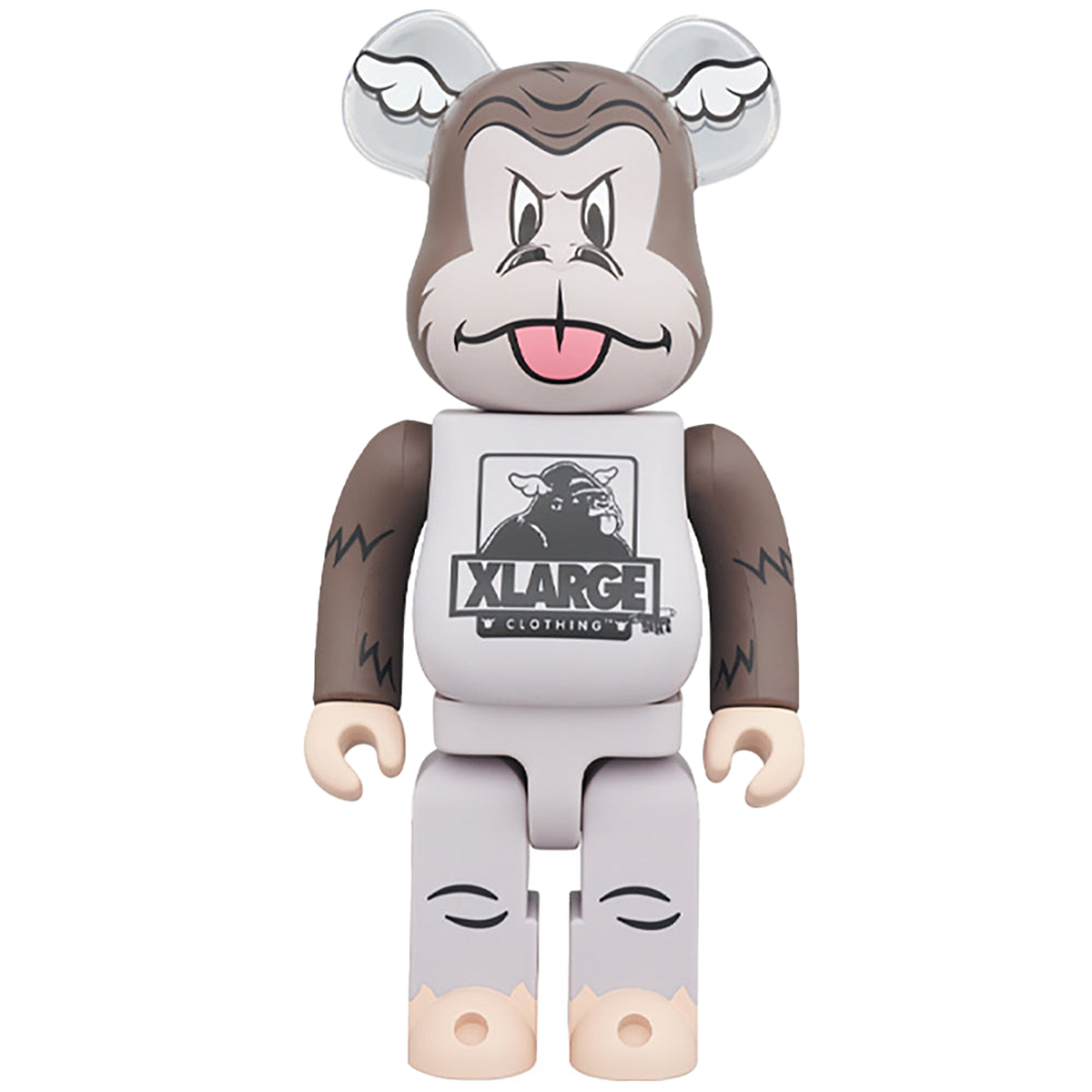 BE@RBRICK XLARGE × D*Face 100％ & 400％ BROWN/BLACK