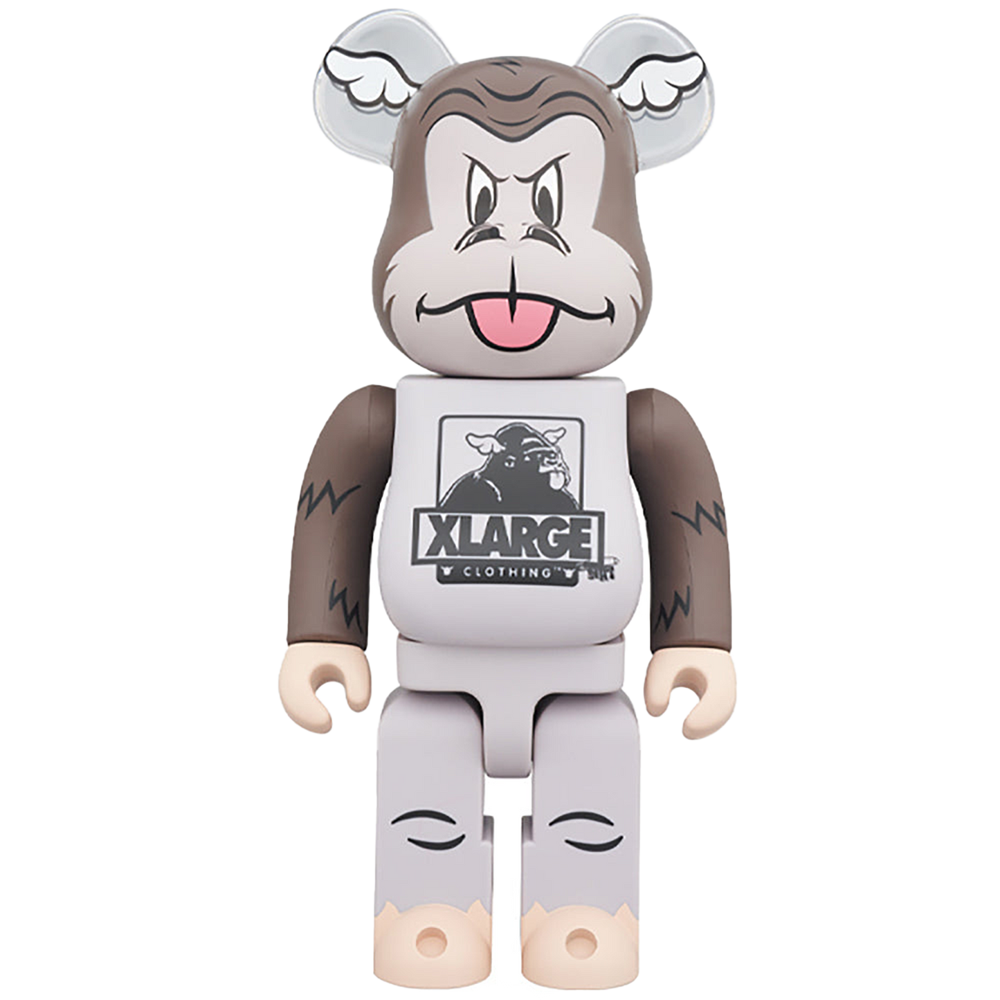 BE@RBRICK XLARGE × D*Face 100％ & 400％ BROWN/BLACK