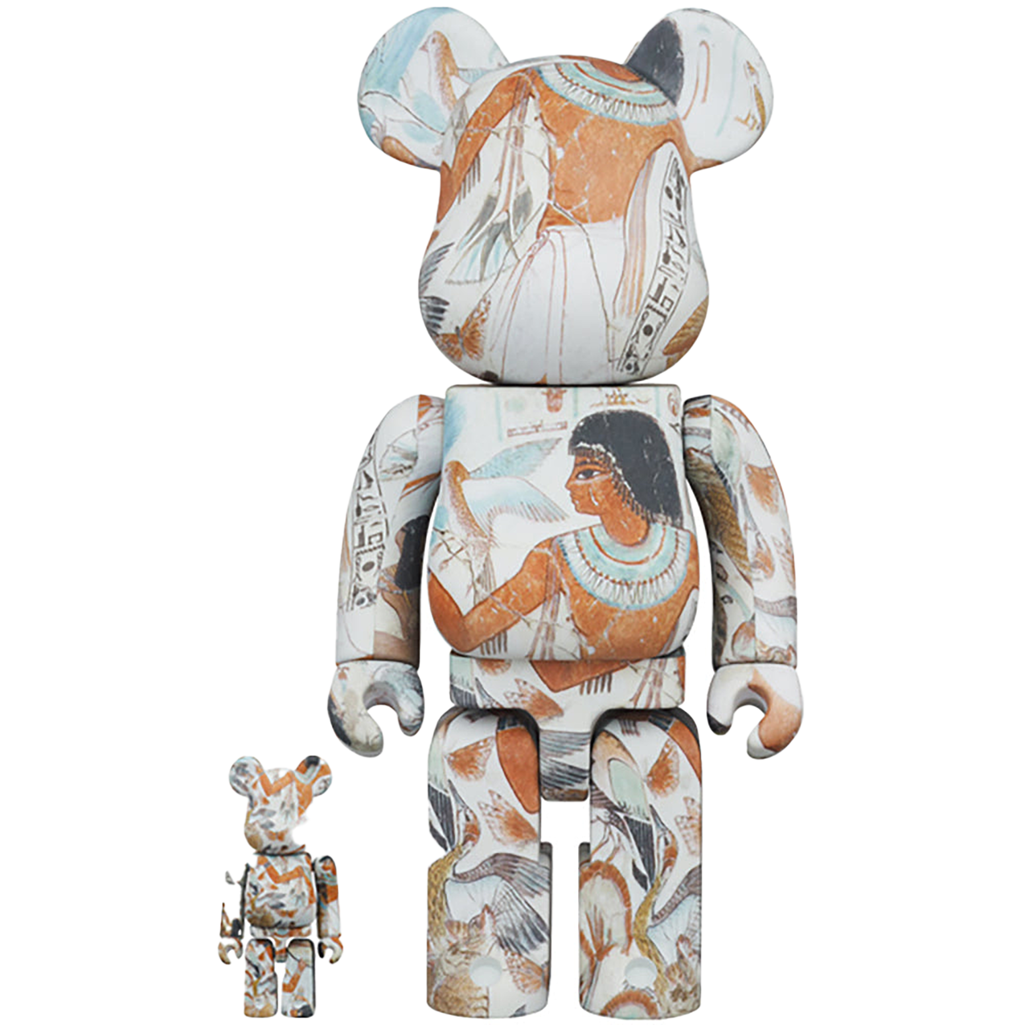 The British Museum BE@RBRICK "Tomb-Painting of Nebamun" 100％ & 400％
