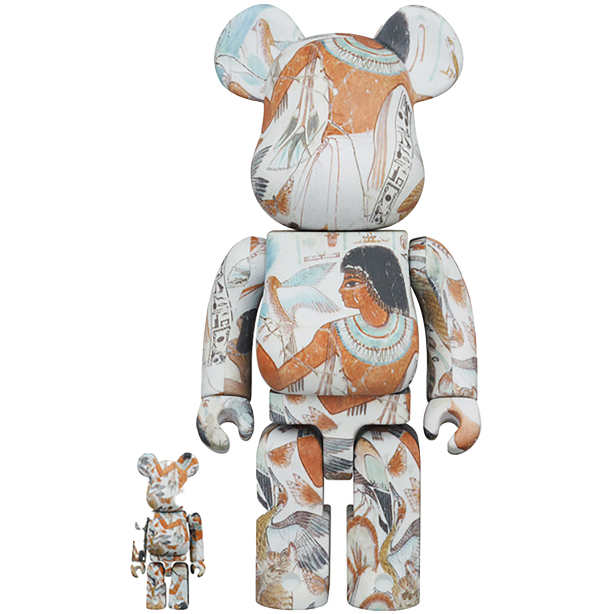 The British Museum BE@RBRICK "Tomb-Painting of Nebamun" 100％ & 400％