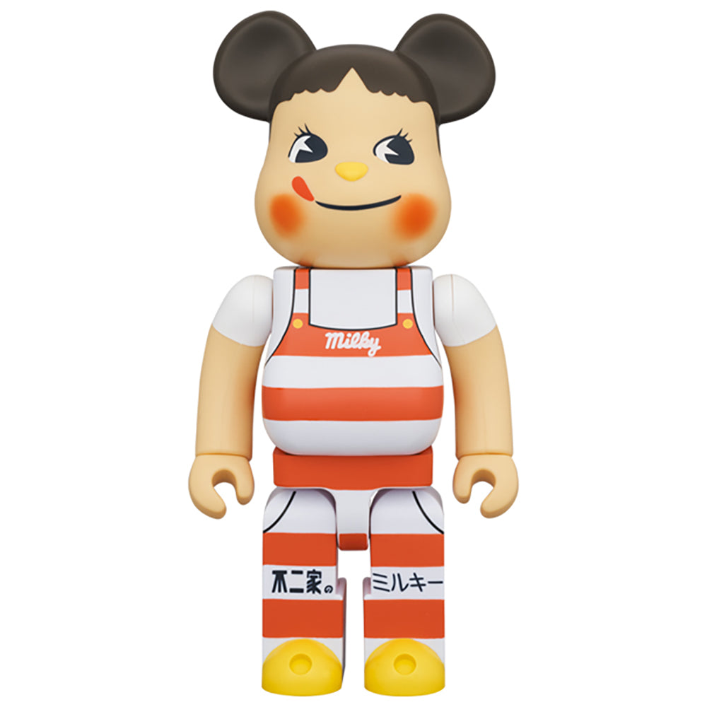 BE@RBRICK ペコちゃん ミルキー三角帽子デザイン 100％ & 400％_2
