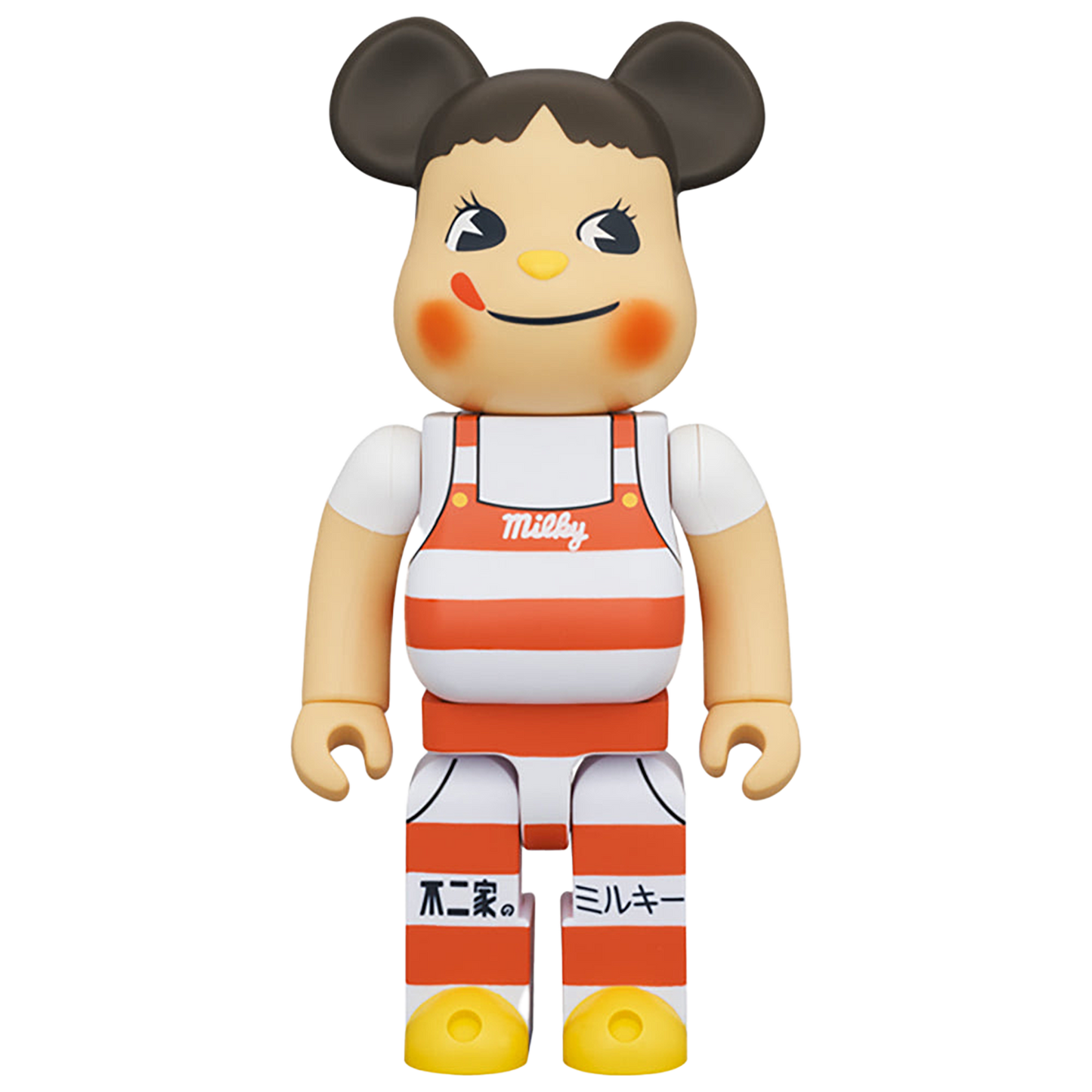 BE@RBRICK ペコちゃん ミルキー三角帽子デザイン 100％ & 400％