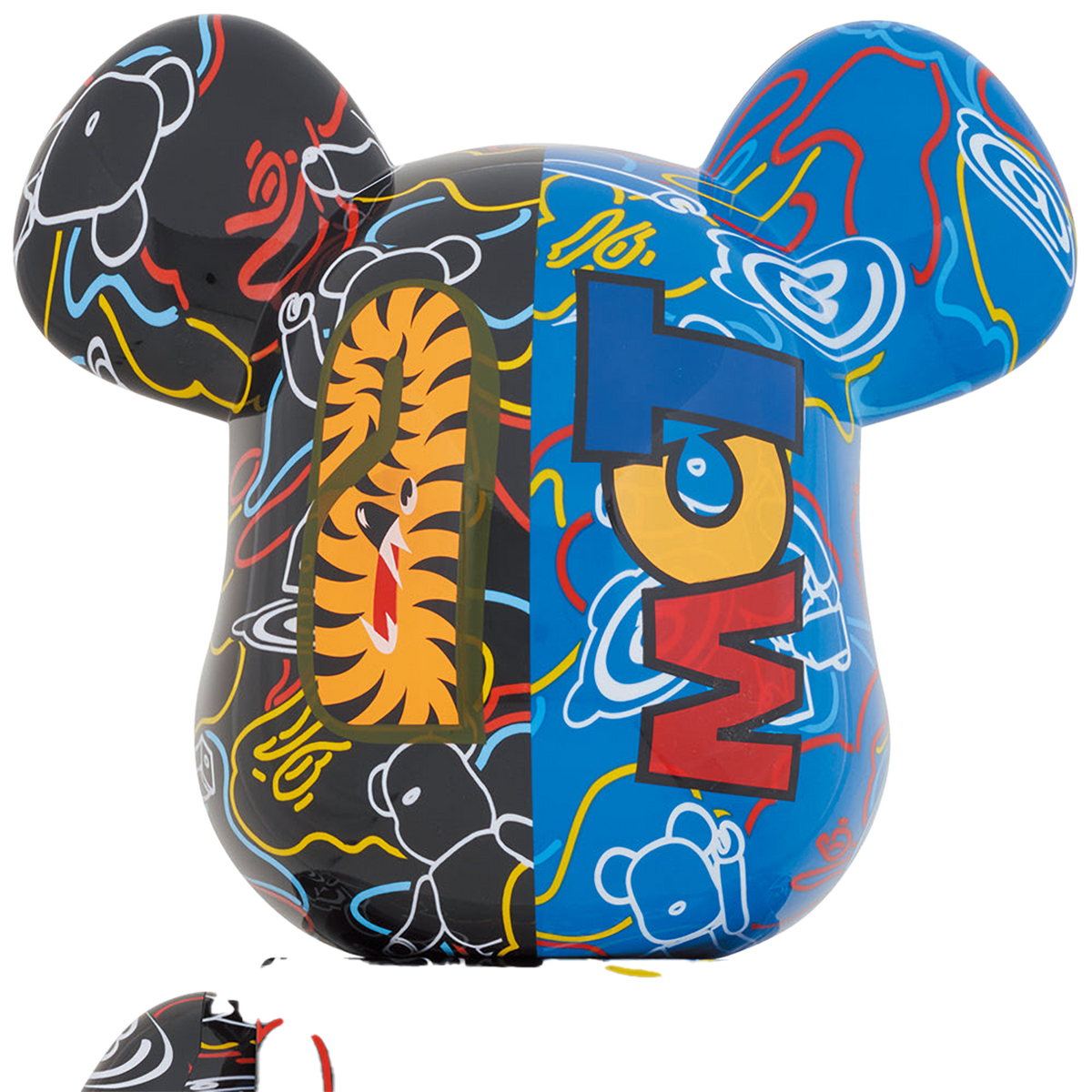 BAPE(R) BE@RBRICK LINE CAMO SHARK 1000％