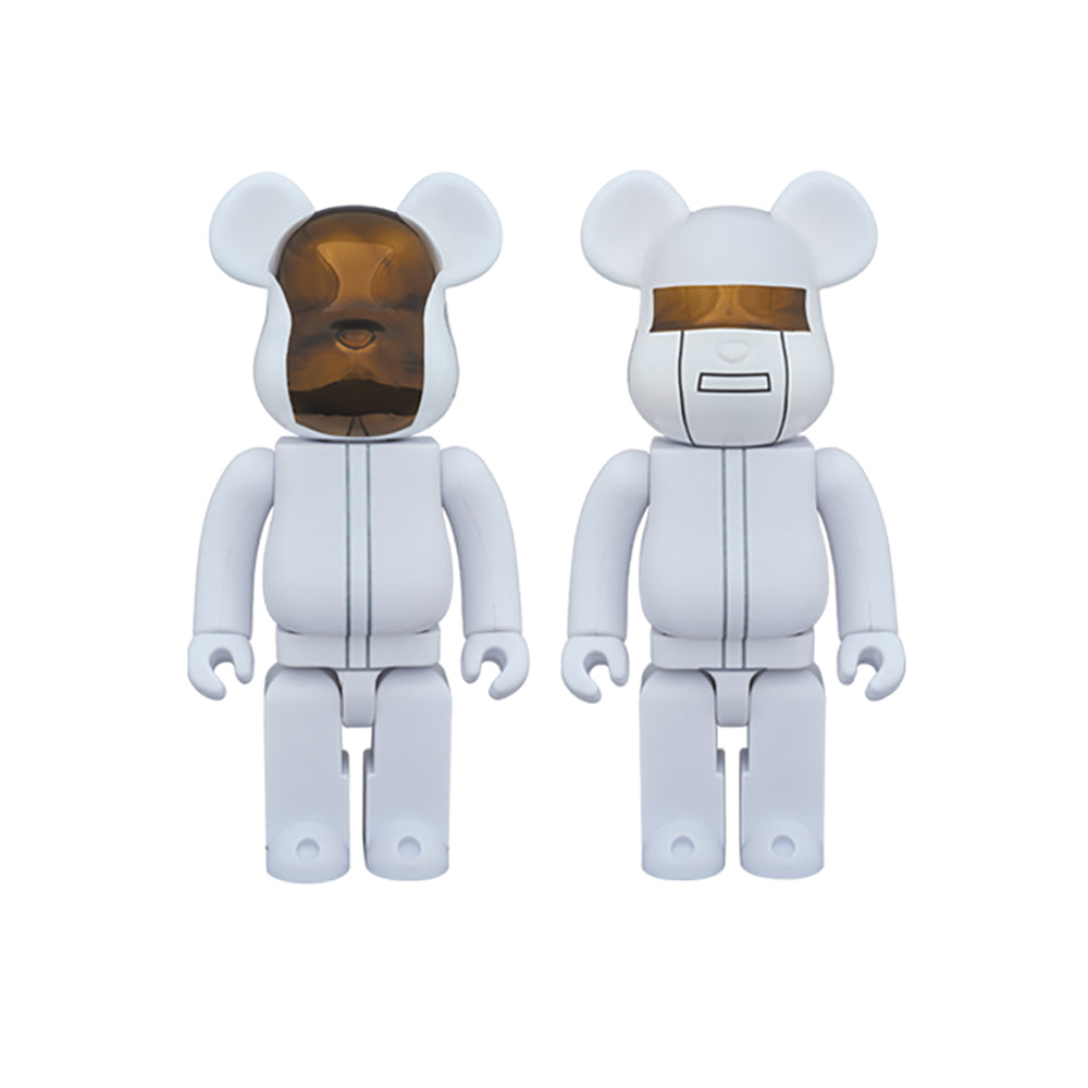 BE@RBRICK DAFT PUNK （WHITE SUITS Ver.） 2 PACK GUY-MANUEL de HOMEM-CHRISTO／ THOMAS BANGALTER 400％_0
