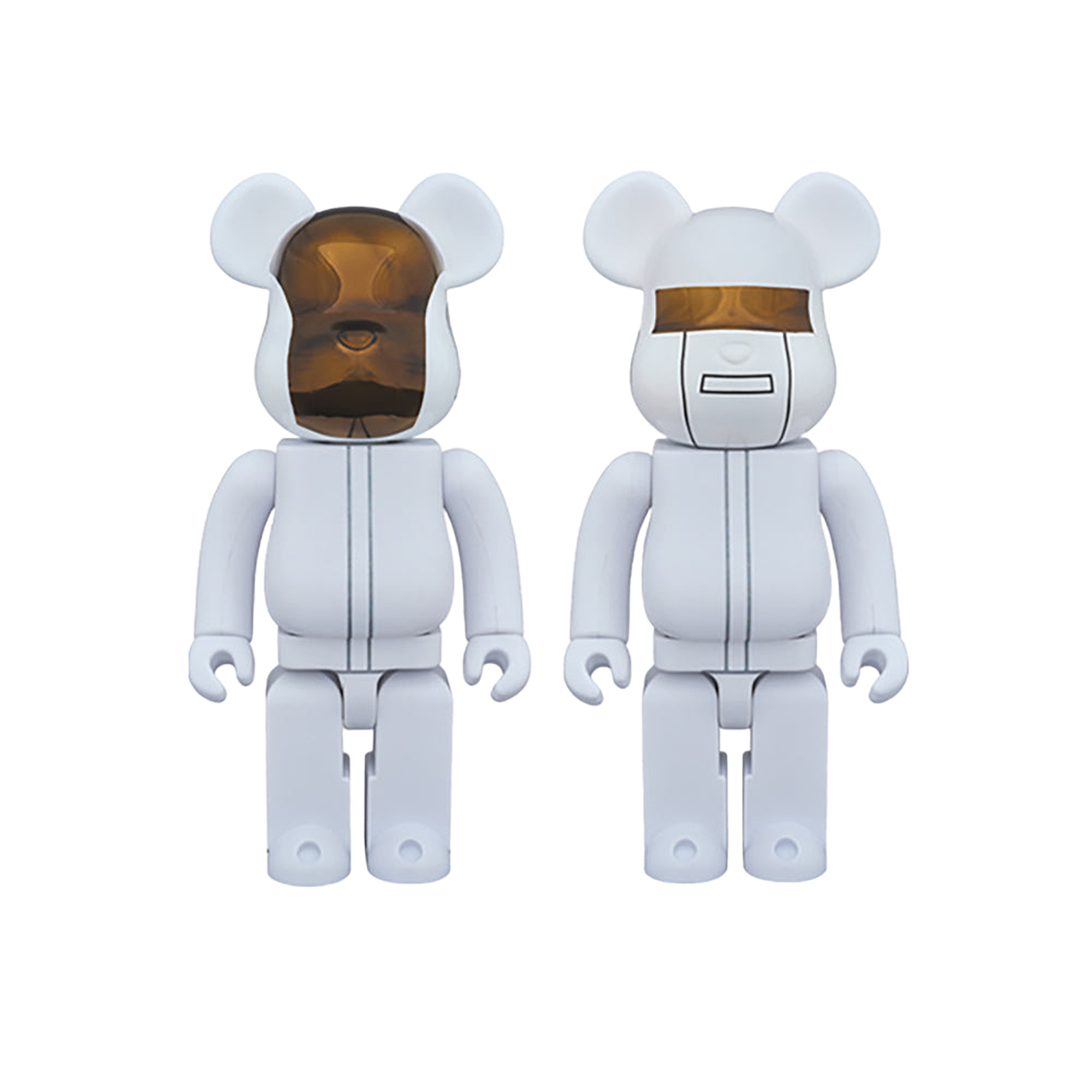 BE@RBRICK DAFT PUNK （WHITE SUITS Ver.） 2 PACK GUY-MANUEL de HOMEM-CHRISTO／ THOMAS BANGALTER 400％