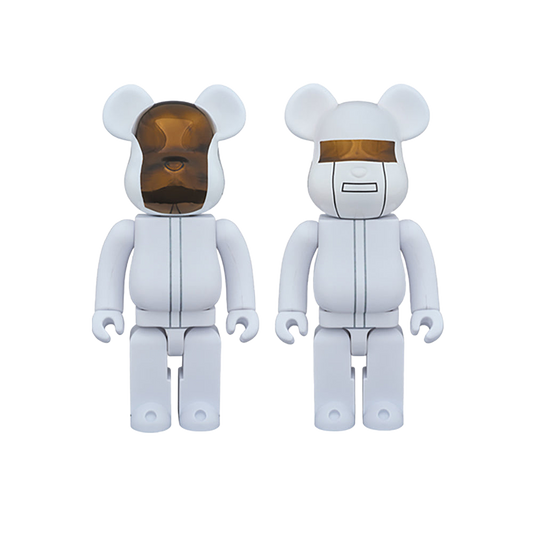 BE@RBRICK DAFT PUNK （WHITE SUITS Ver.） 2 PACK GUY-MANUEL de HOMEM-CHRISTO／ THOMAS BANGALTER 400％