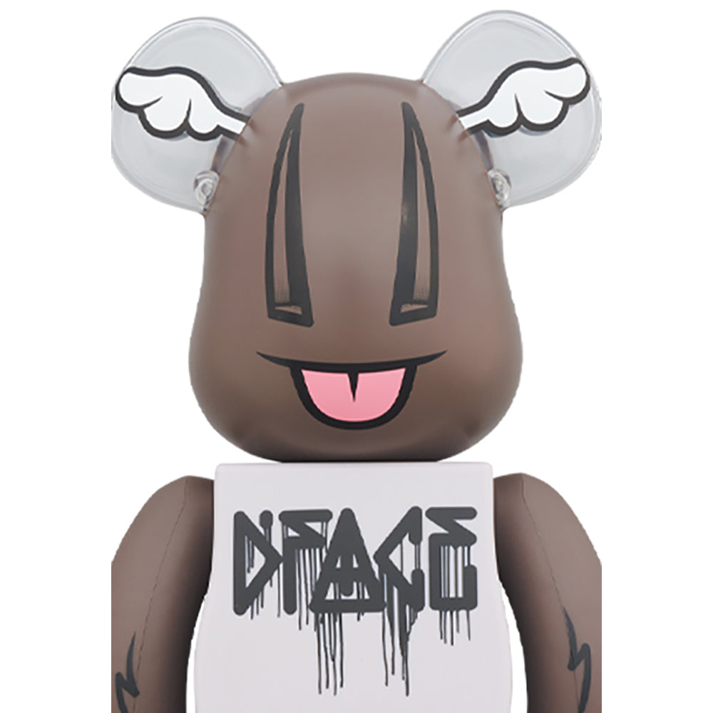 BE@RBRICK XLARGE × D*Face 100％ & 400％ BROWN/BLACK_3