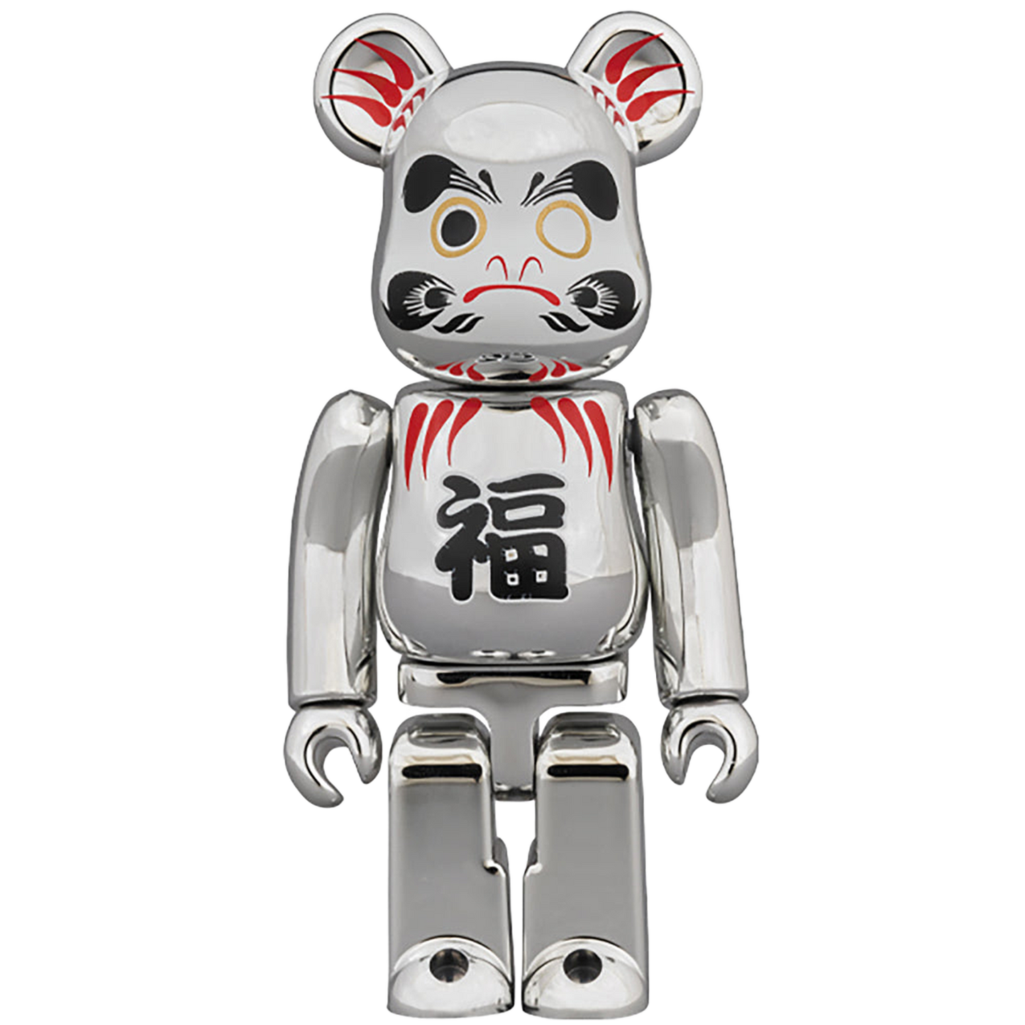 BE@RBRICK 達磨 銀メッキ 100％