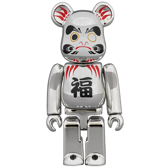 BE@RBRICK 達磨 銀メッキ 100％