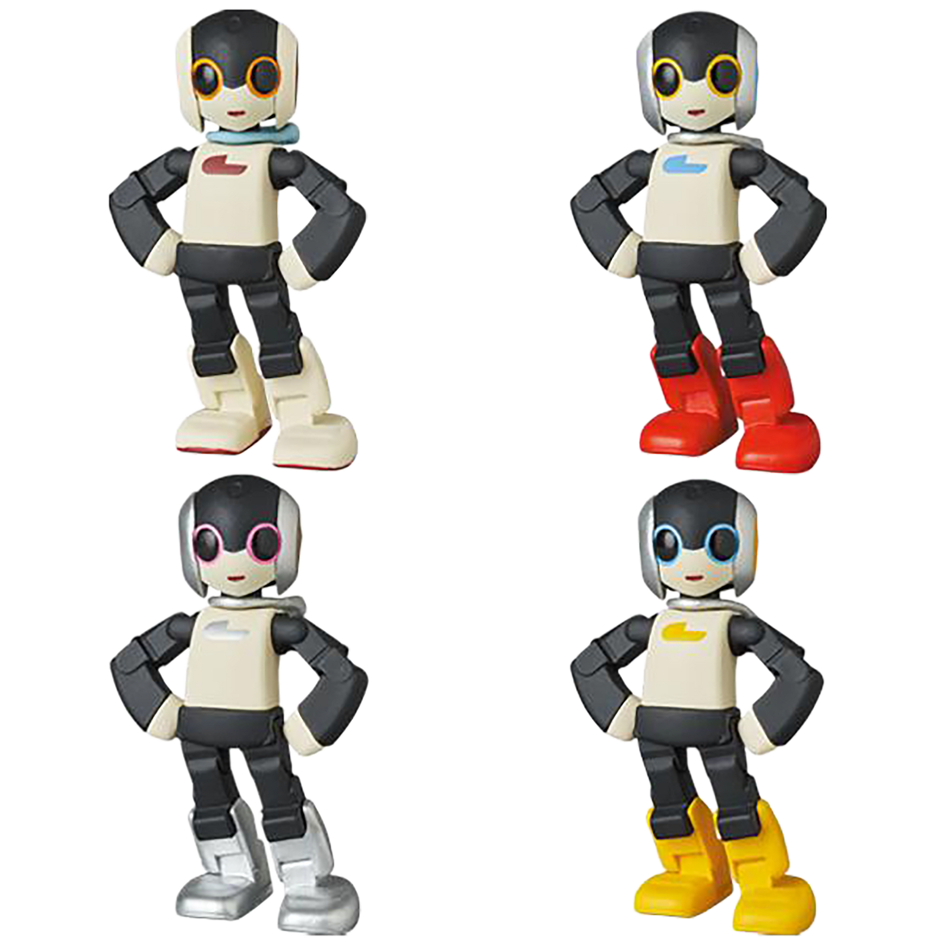 z*n様 初代ロビ(外部電源動作可能)&ロビ2 動作確認済み　2体セット(付属品 UDF Robi シリーズ 初代ロビ/ロビ2/ ロビ2 シルバー/ロビ2 イエロー
