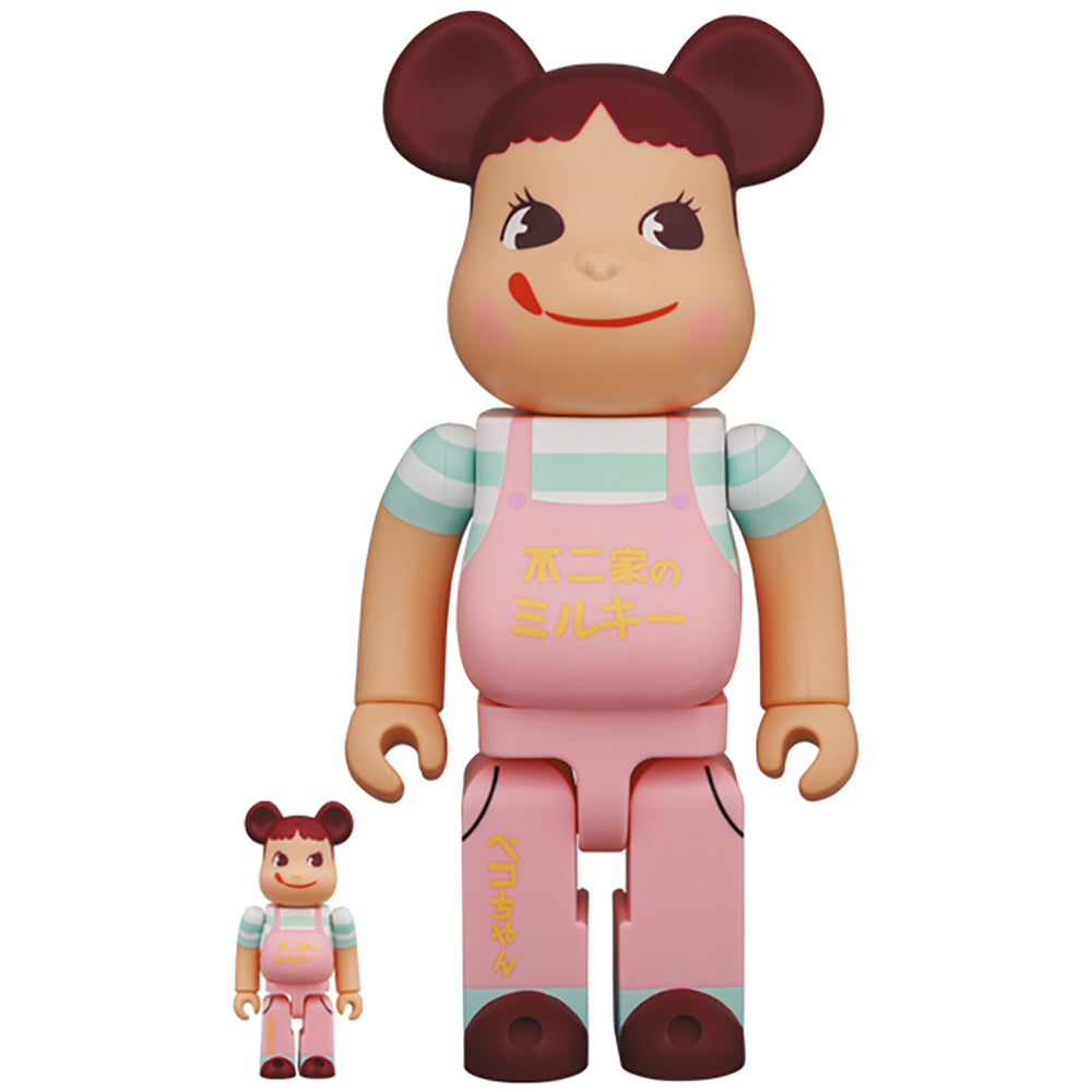 BE@RBRICK ファミリータウンペコちゃん 100％ & 400％_0