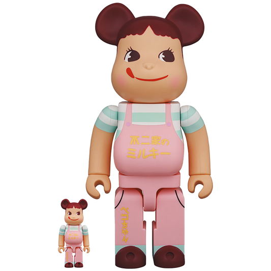 BE@RBRICK ファミリータウンペコちゃん 100％ & 400％