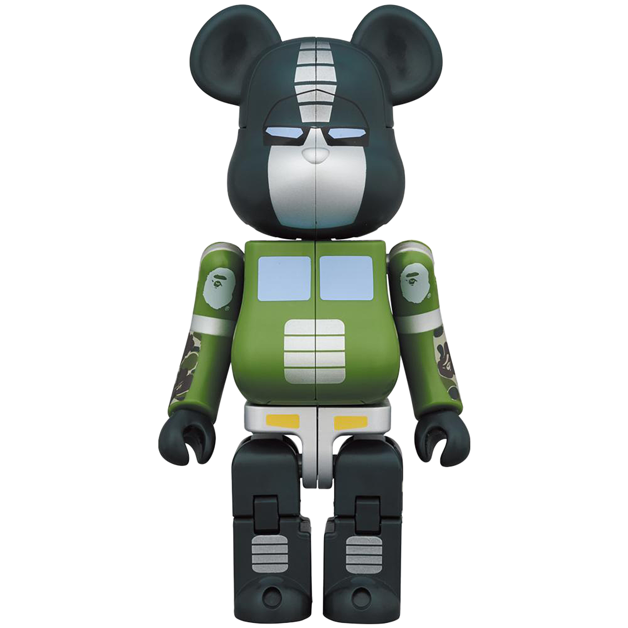 BE@RBRICK × TRANSFORMERS OPTIMUS PRIME BAPE(R) GREEN