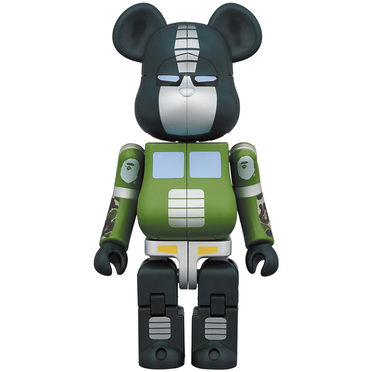 BE@RBRICK × TRANSFORMERS OPTIMUS PRIME BAPE(R) GREEN