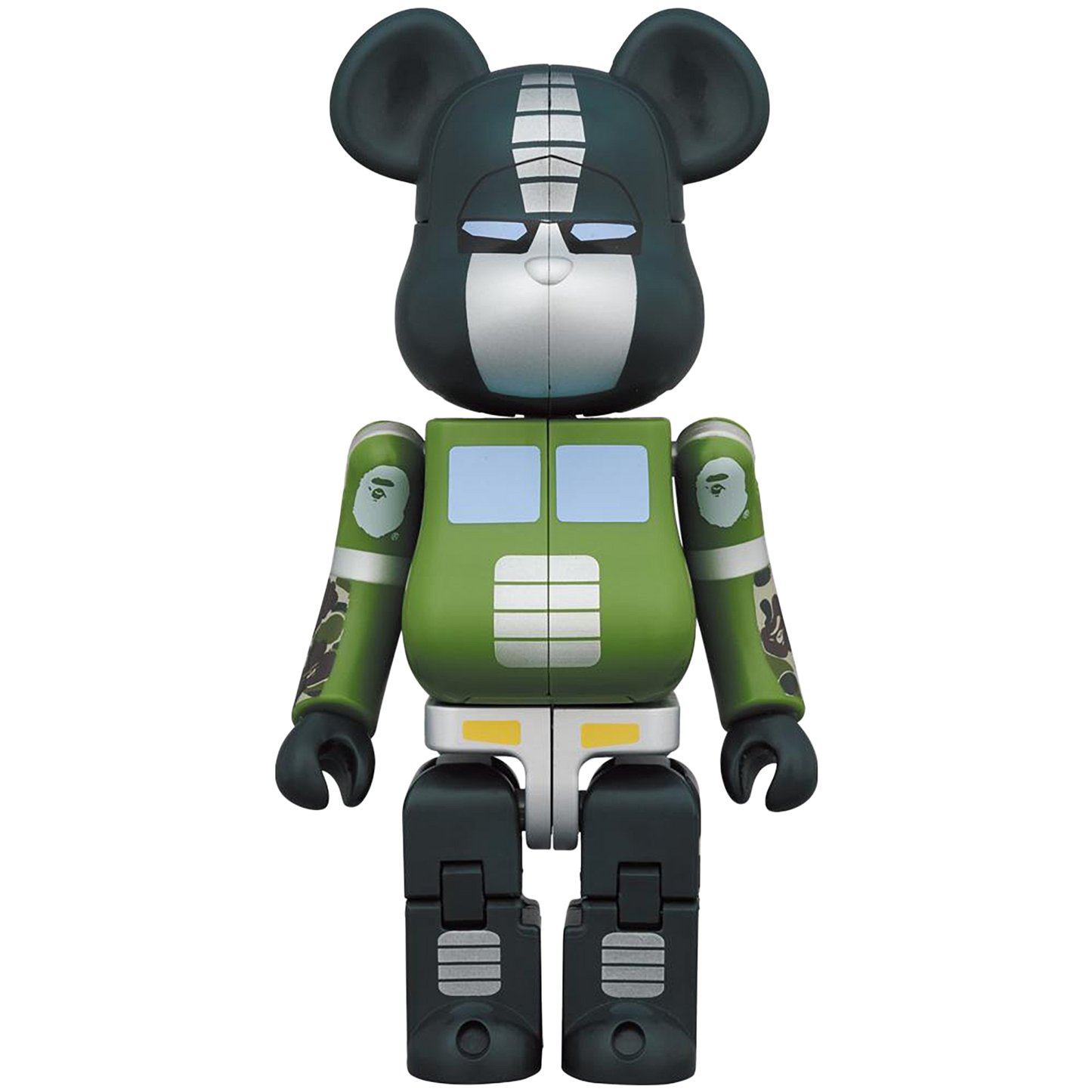 BE@RBRICK × TRANSFORMERS OPTIMUS PRIME BAPE(R) GREEN